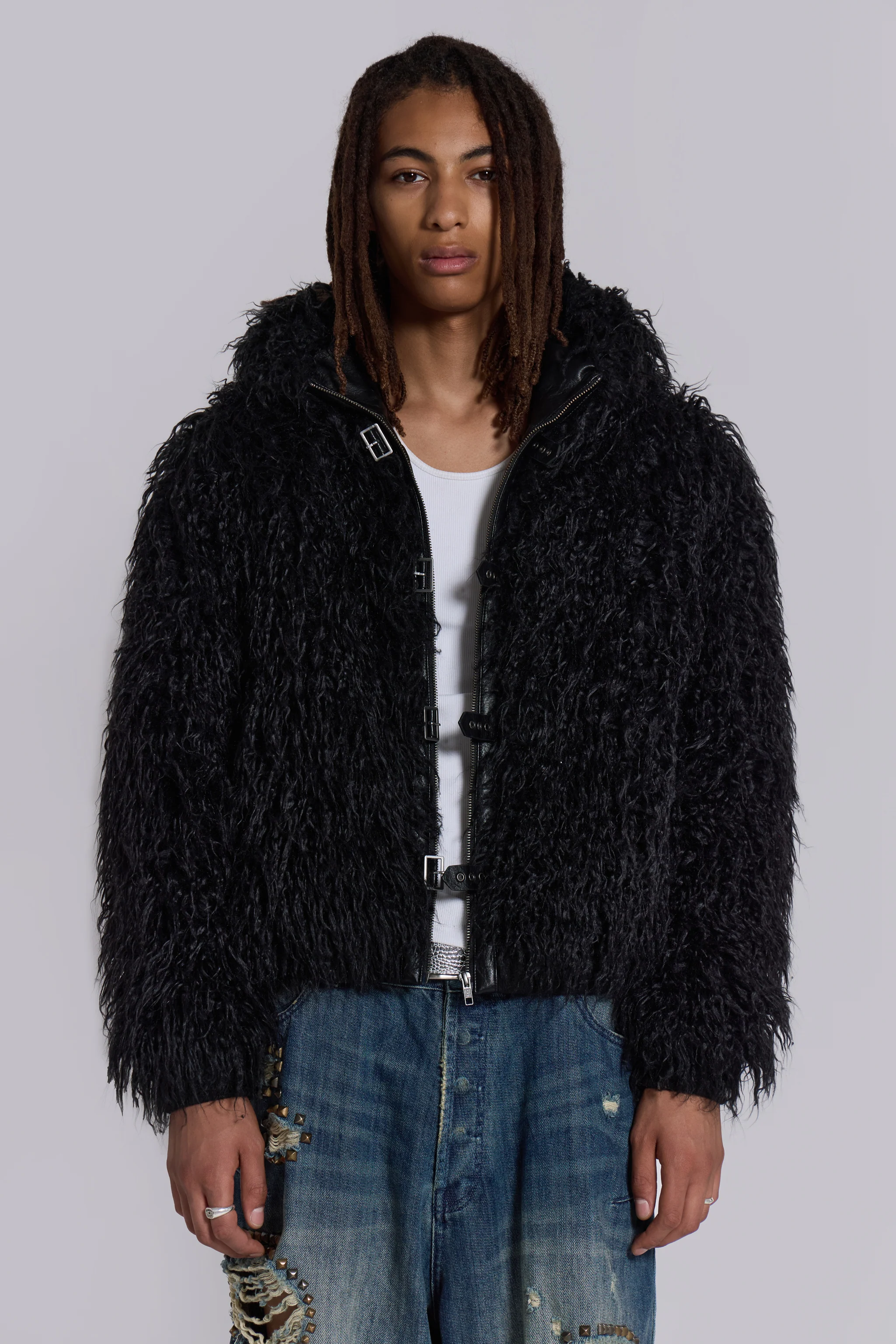 Black Matte Mendoza Jacket - Image 3