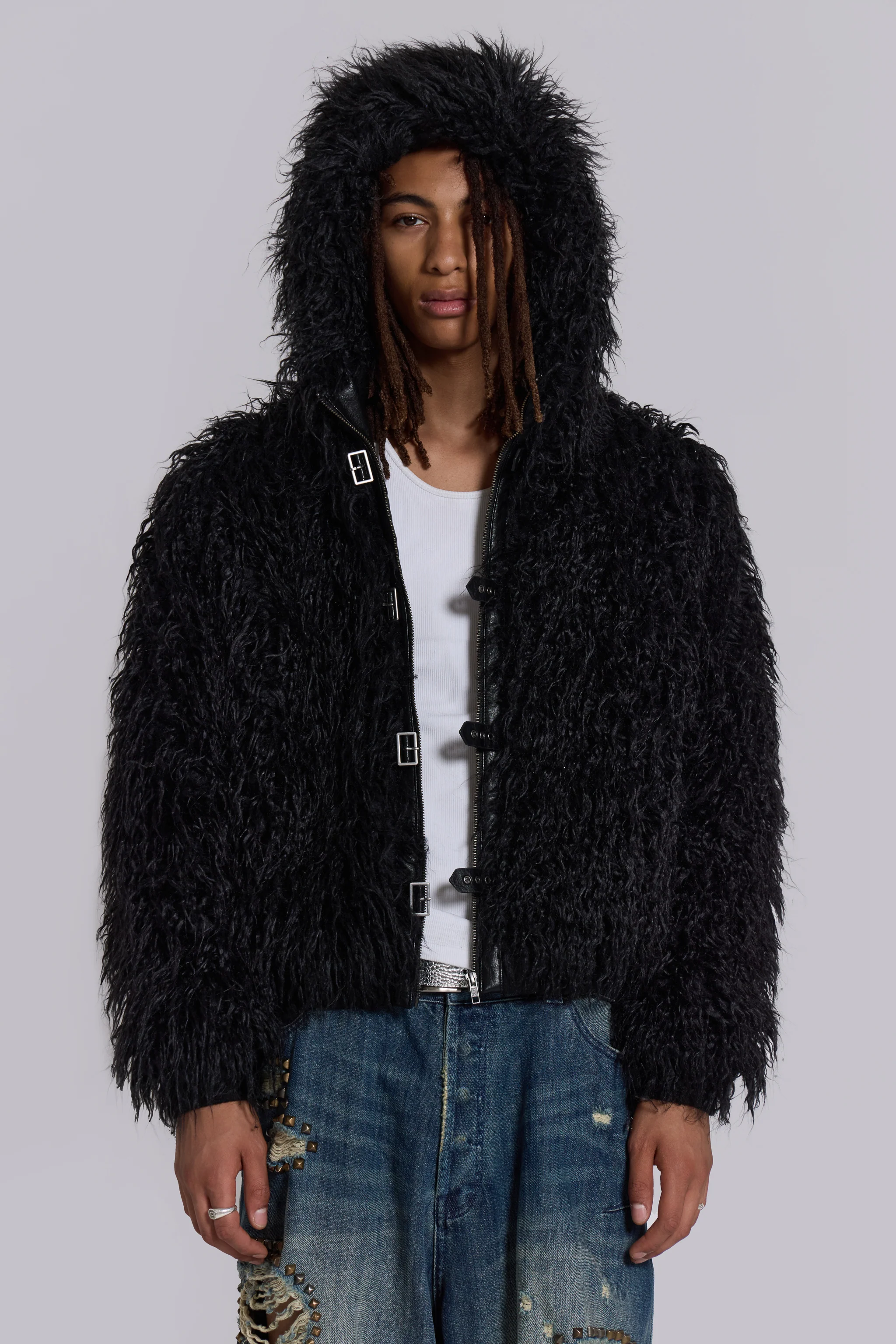 Black Matte Mendoza Jacket - Image 7