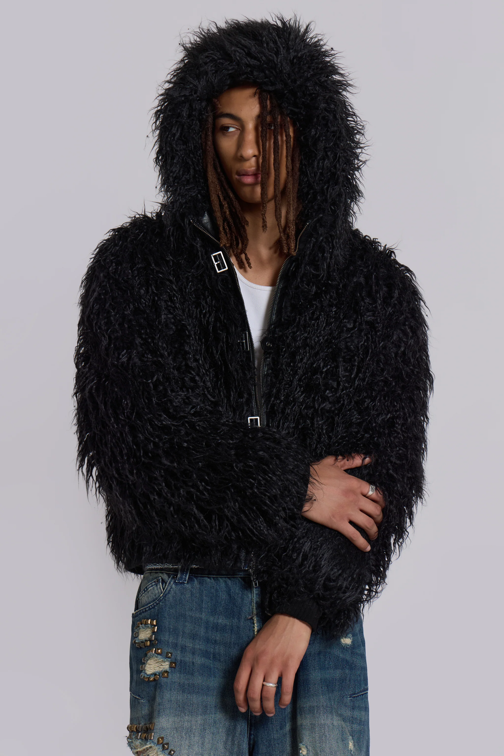 Black Matte Mendoza Jacket - Image 9
