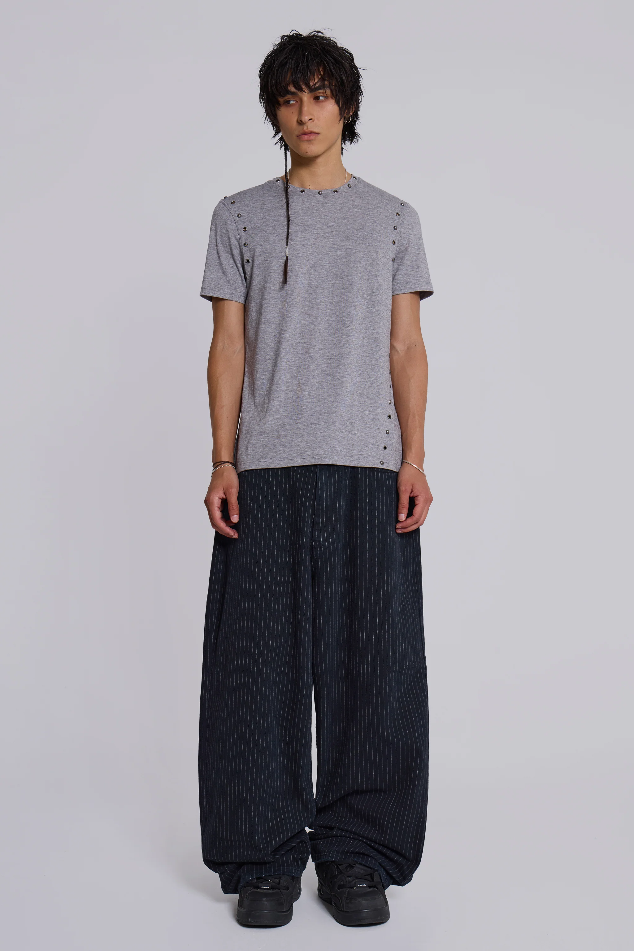 Black Pinstripe XL Colossus Jeans - Image 3