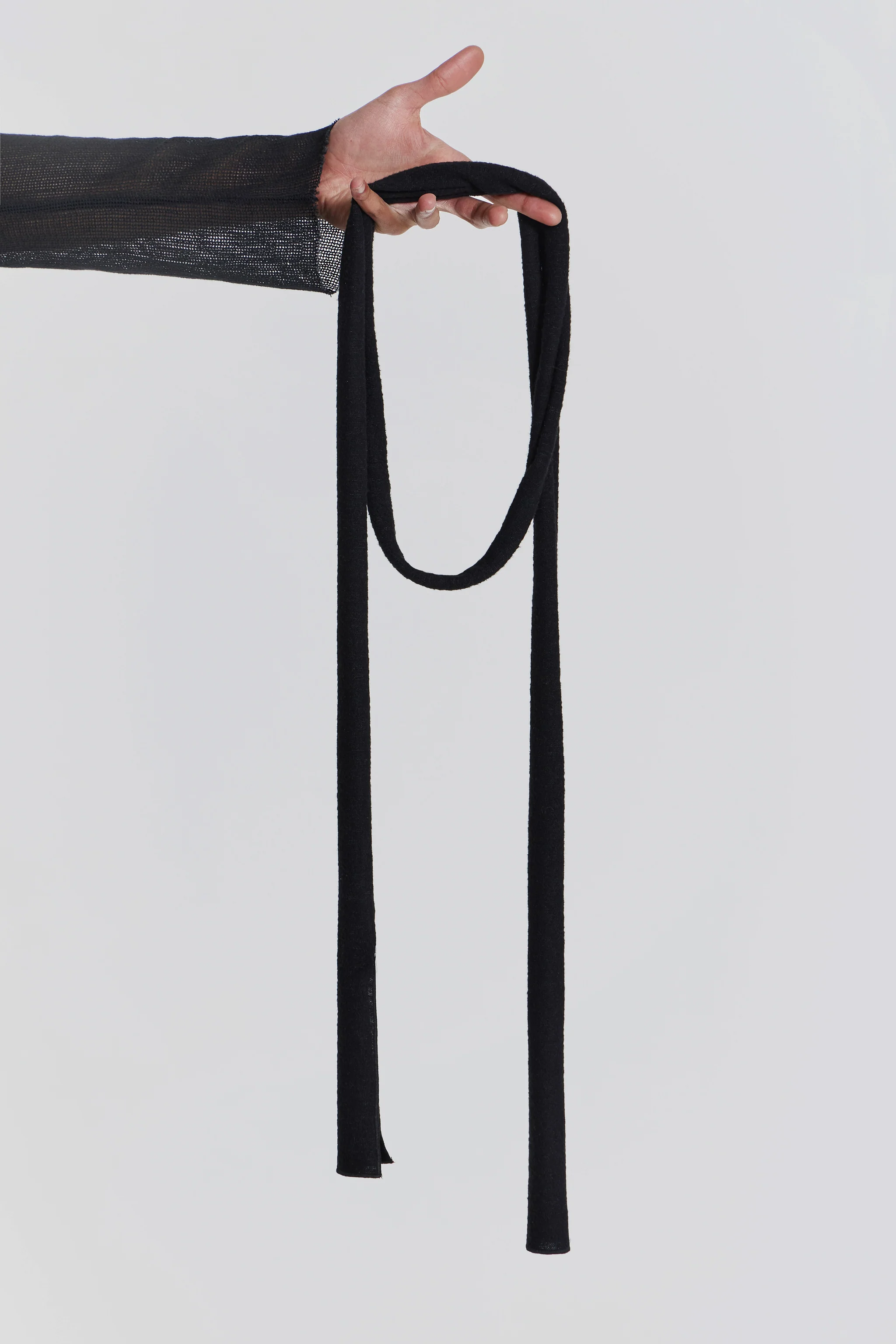 Black Skinny Scarf
