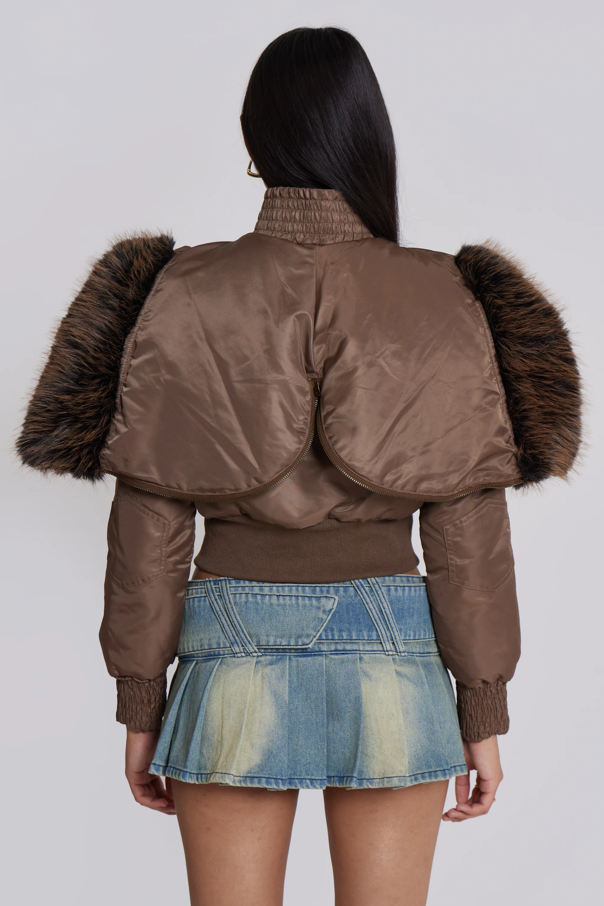 Ludlow Denim Mini Skirt - Image 23