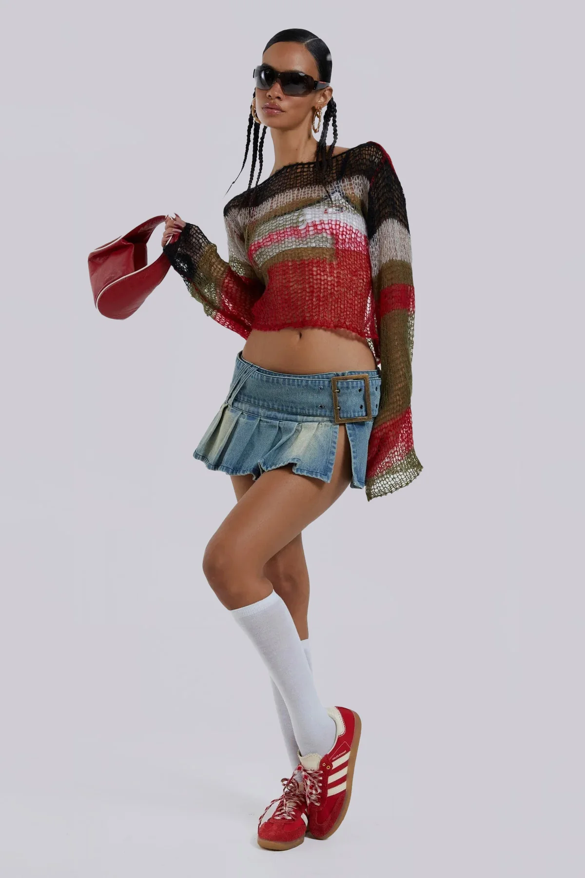 Ludlow Denim Mini Skirt - Image 5