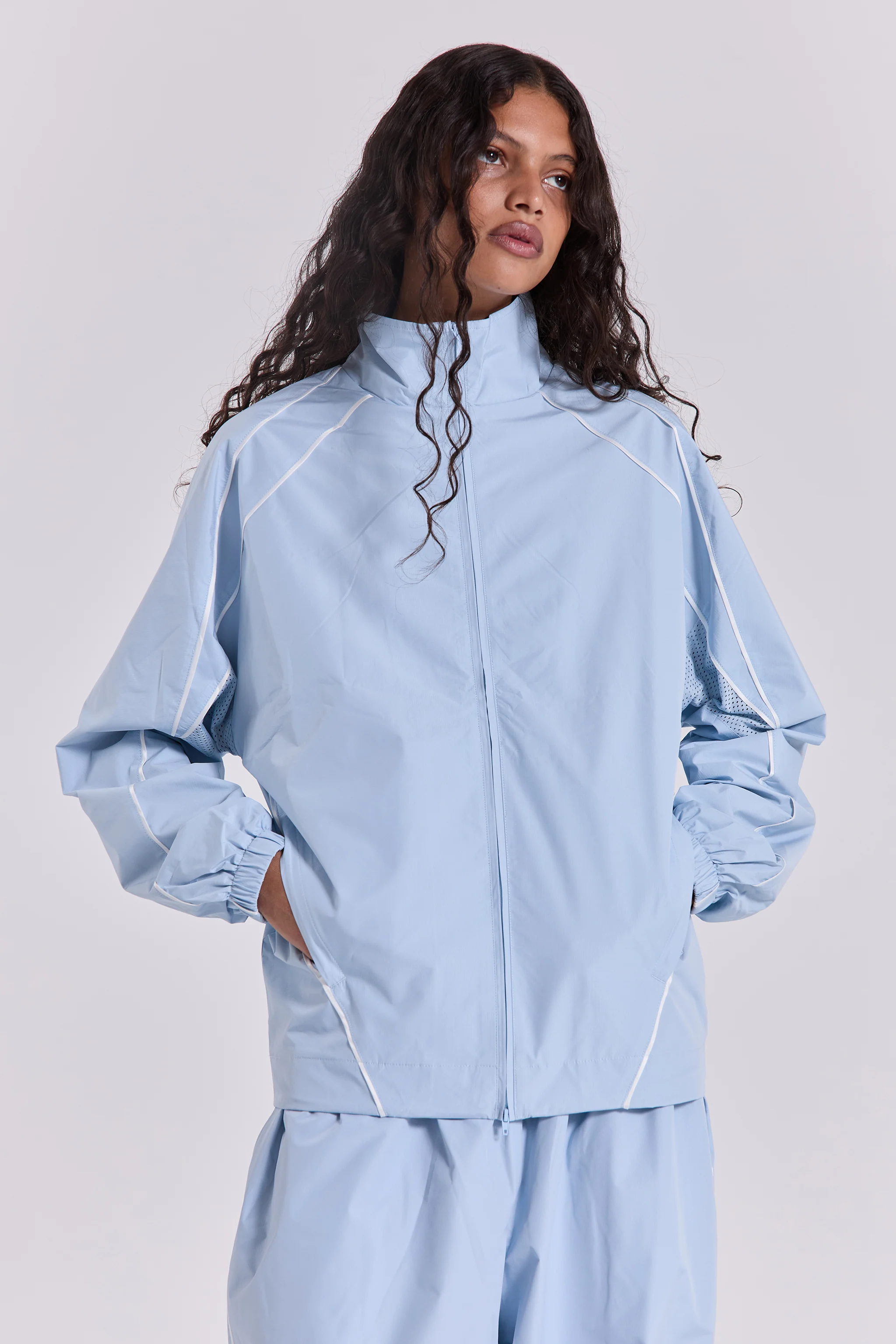 Blue Vapor Tracksuit Top - Image 8