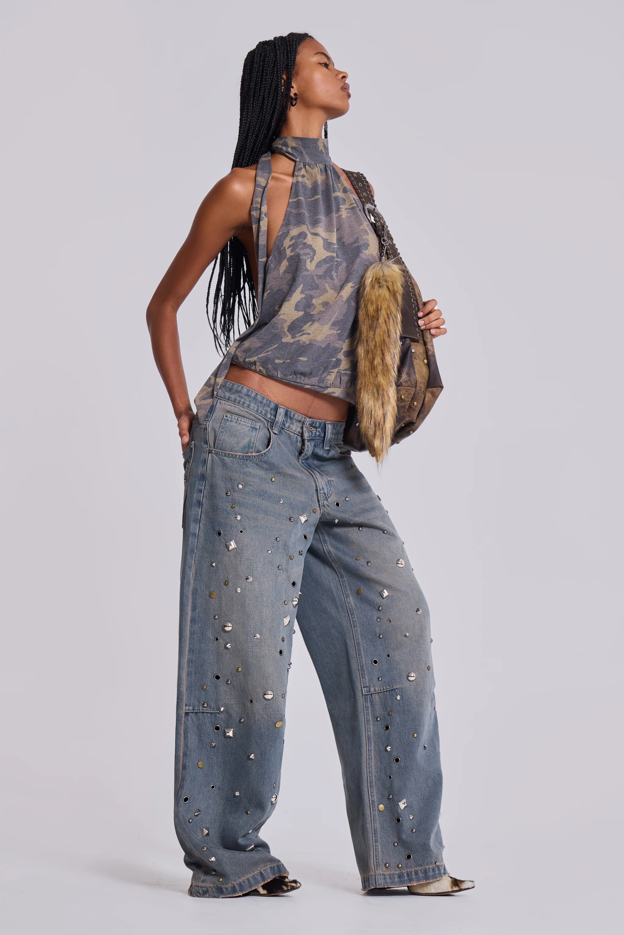 Bolted Studded Colossus Jeans - Image 4
