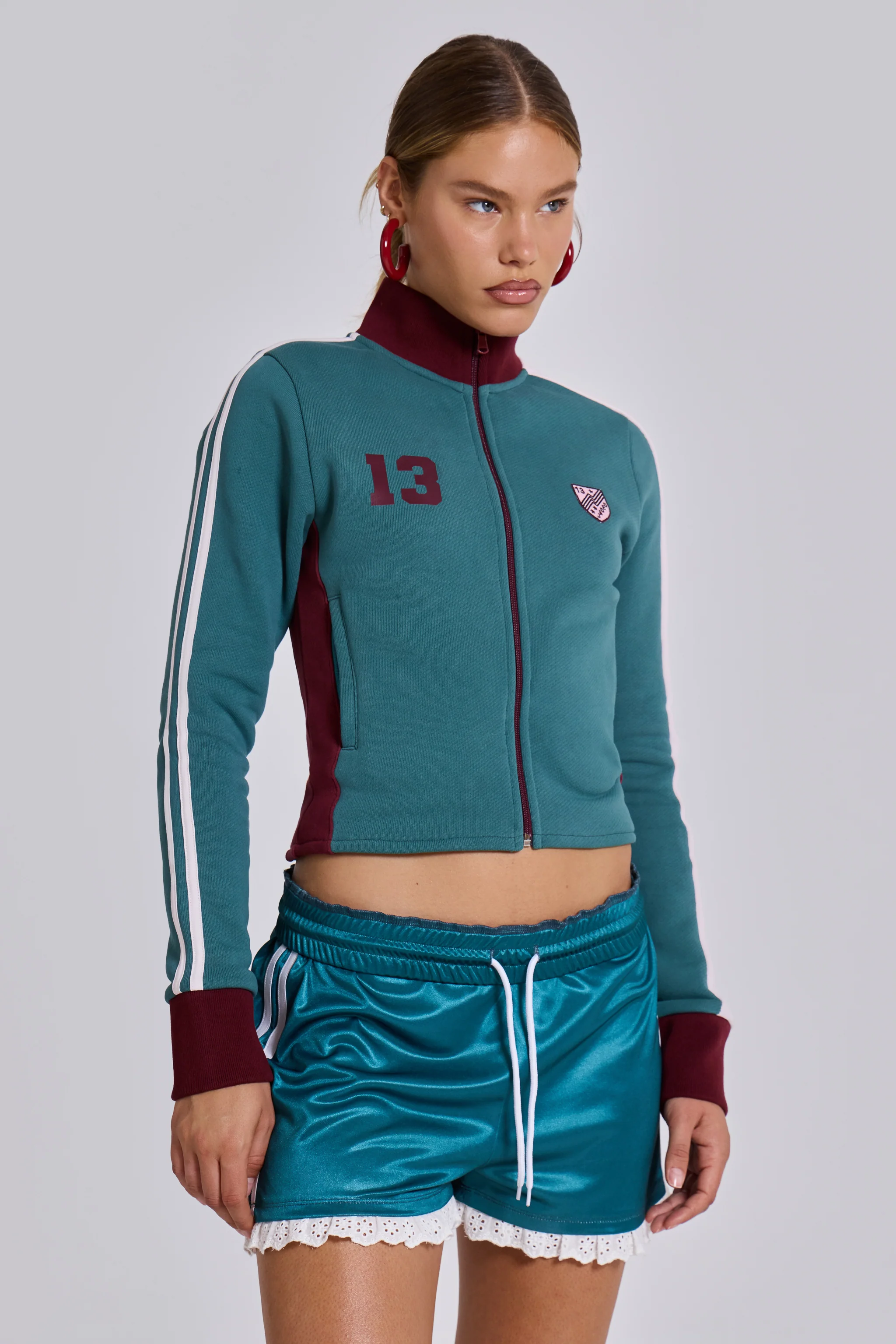 Bronwyn Broderie Football Shorts - Image 13