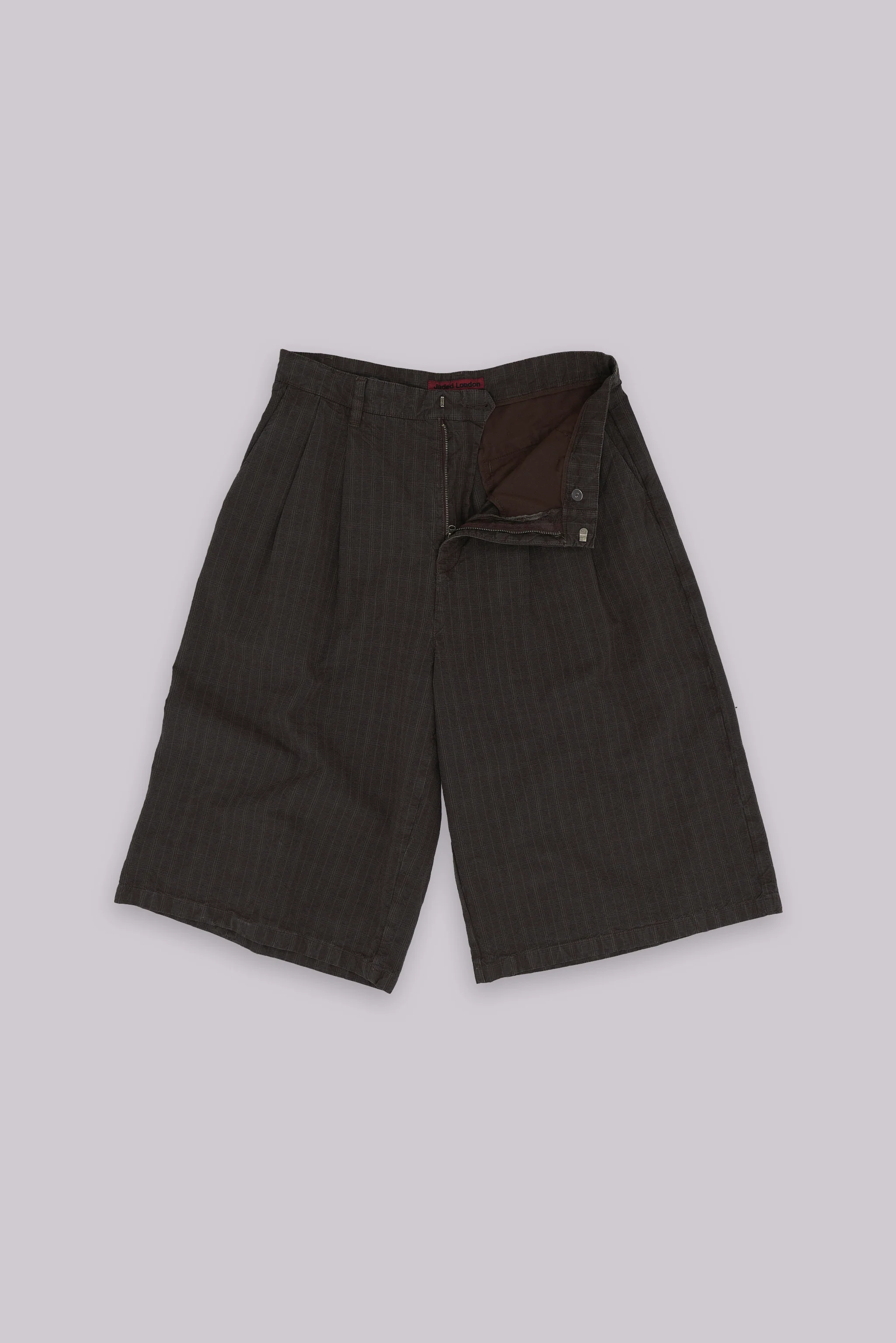 Brown Check Jumbo Jorts - Image 2