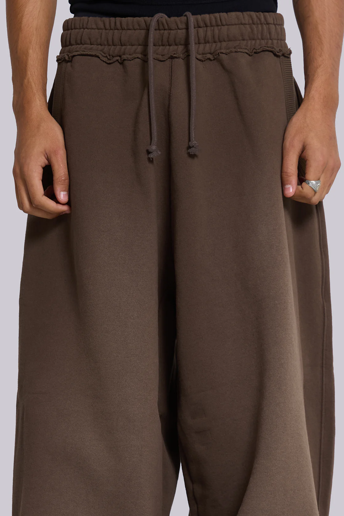 Brown Baggy Monster Joggers - Image 6