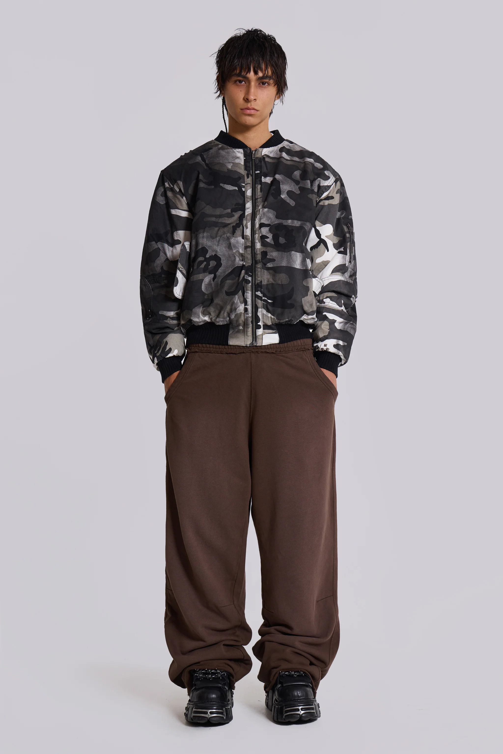Brown Baggy Monster Joggers - Image 7