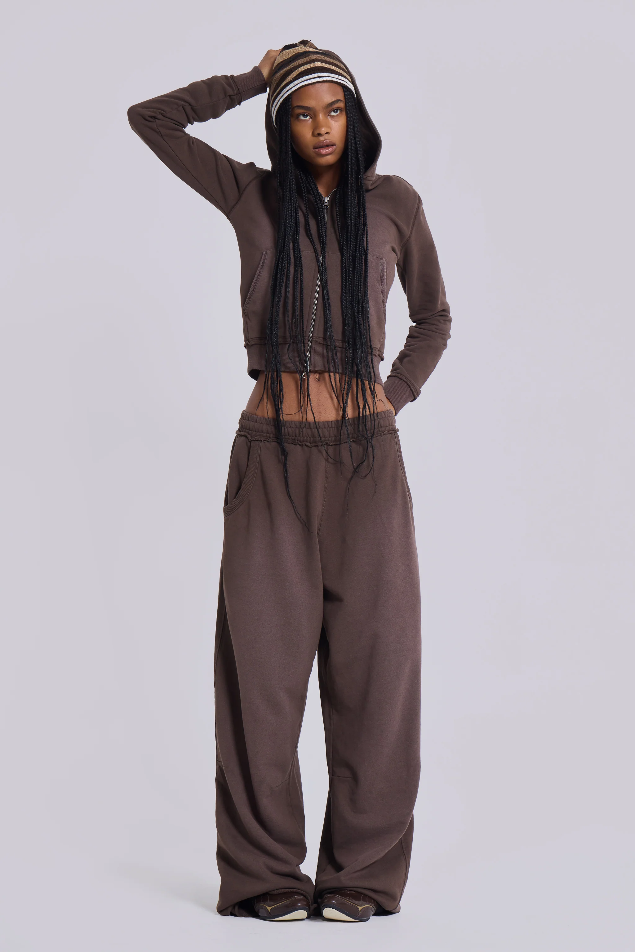 Brown Baggy Monster Joggers - Image 11