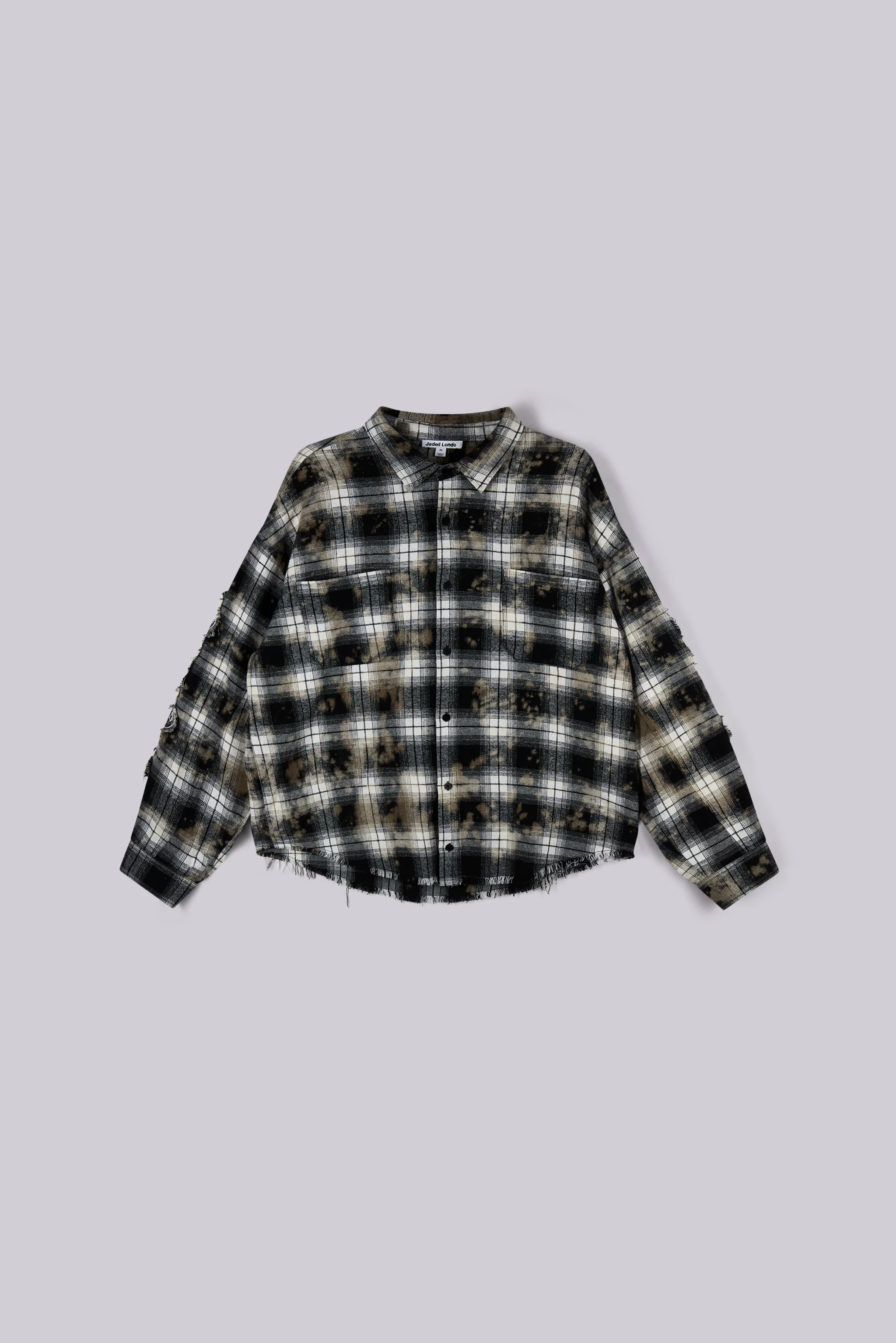 Burnout Plaid Shirt - Image 2