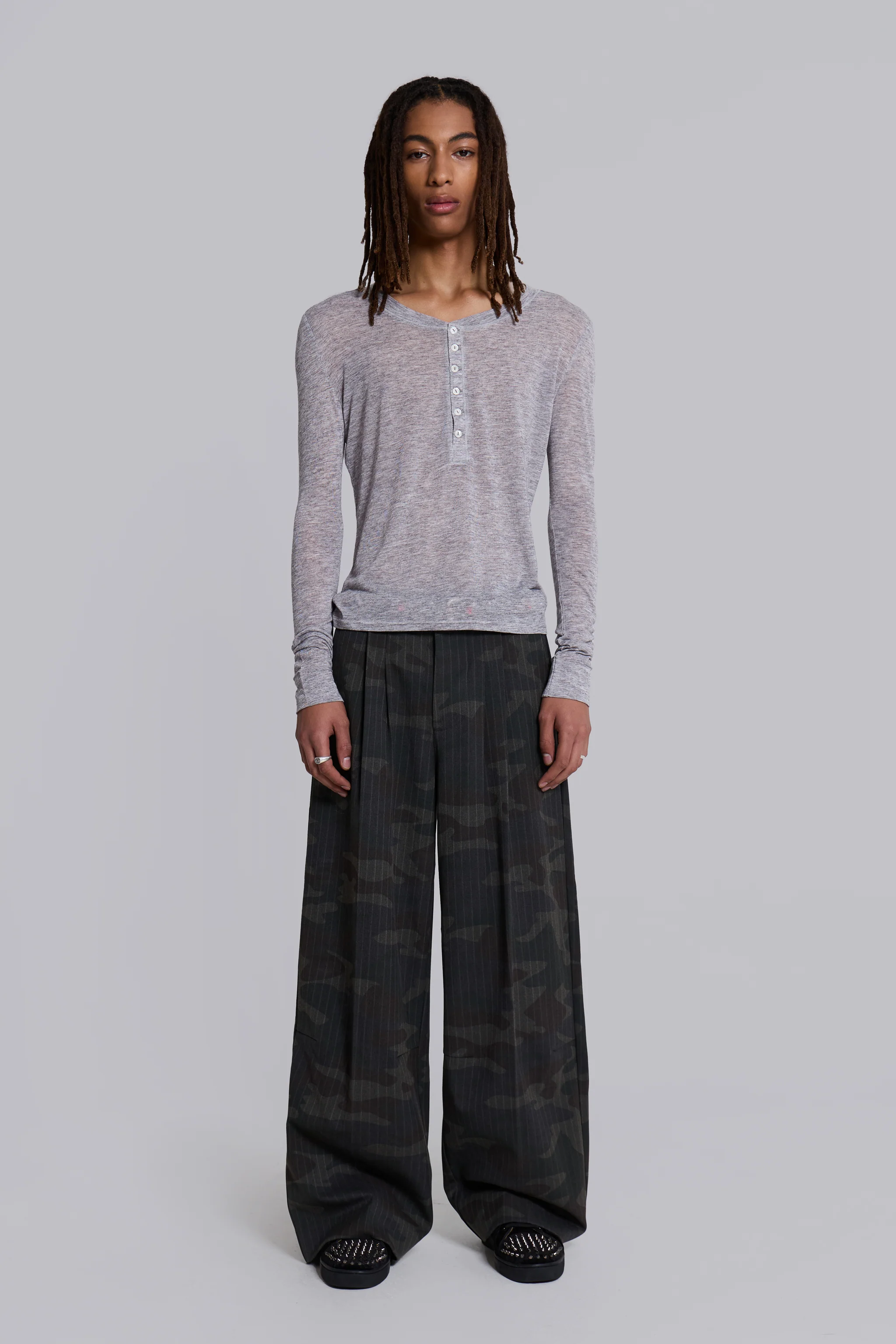 Camo Pinstripe Goliath Suit Pants - Image 2