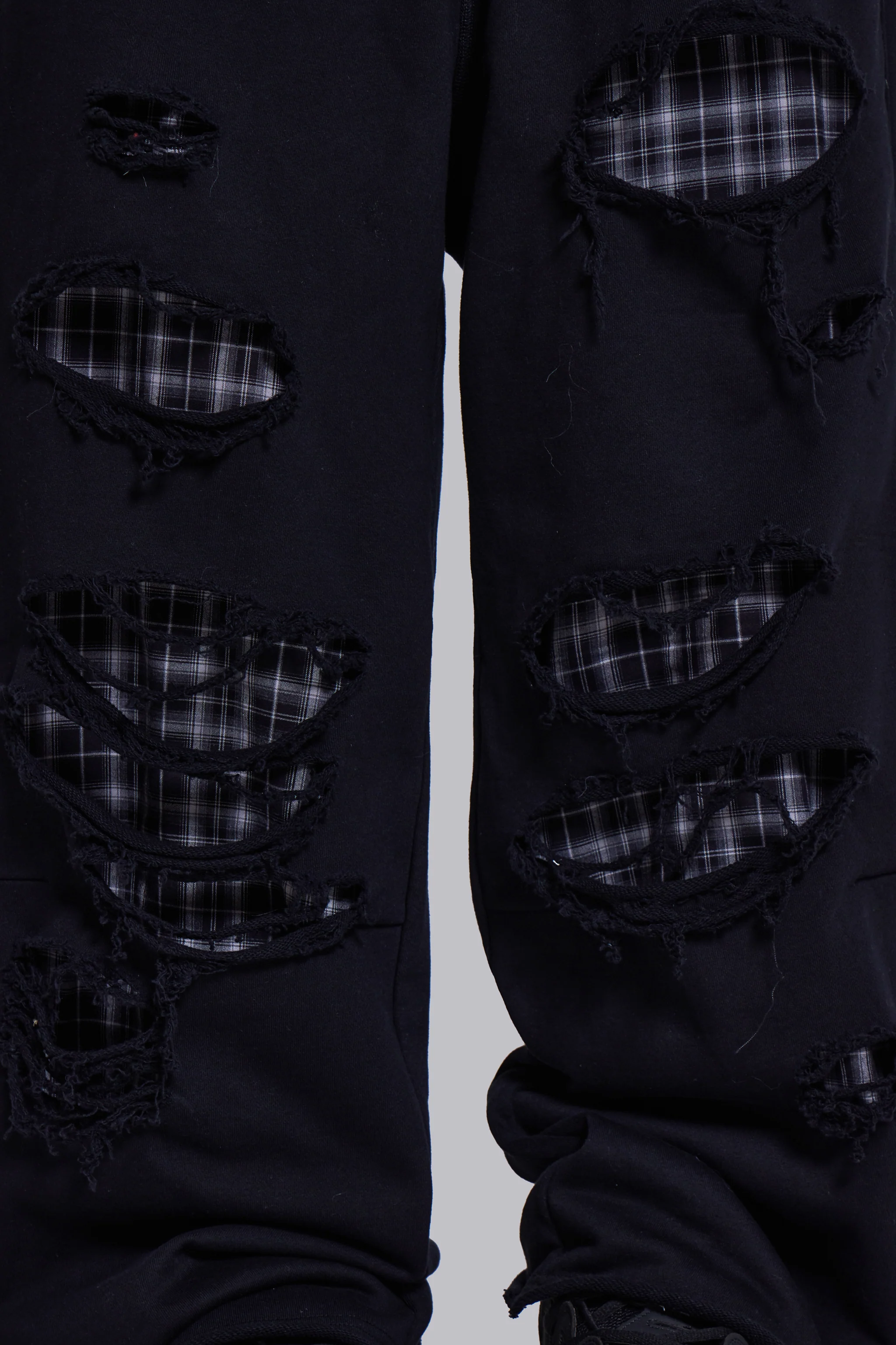 Check Layered Monster Joggers - Image 4