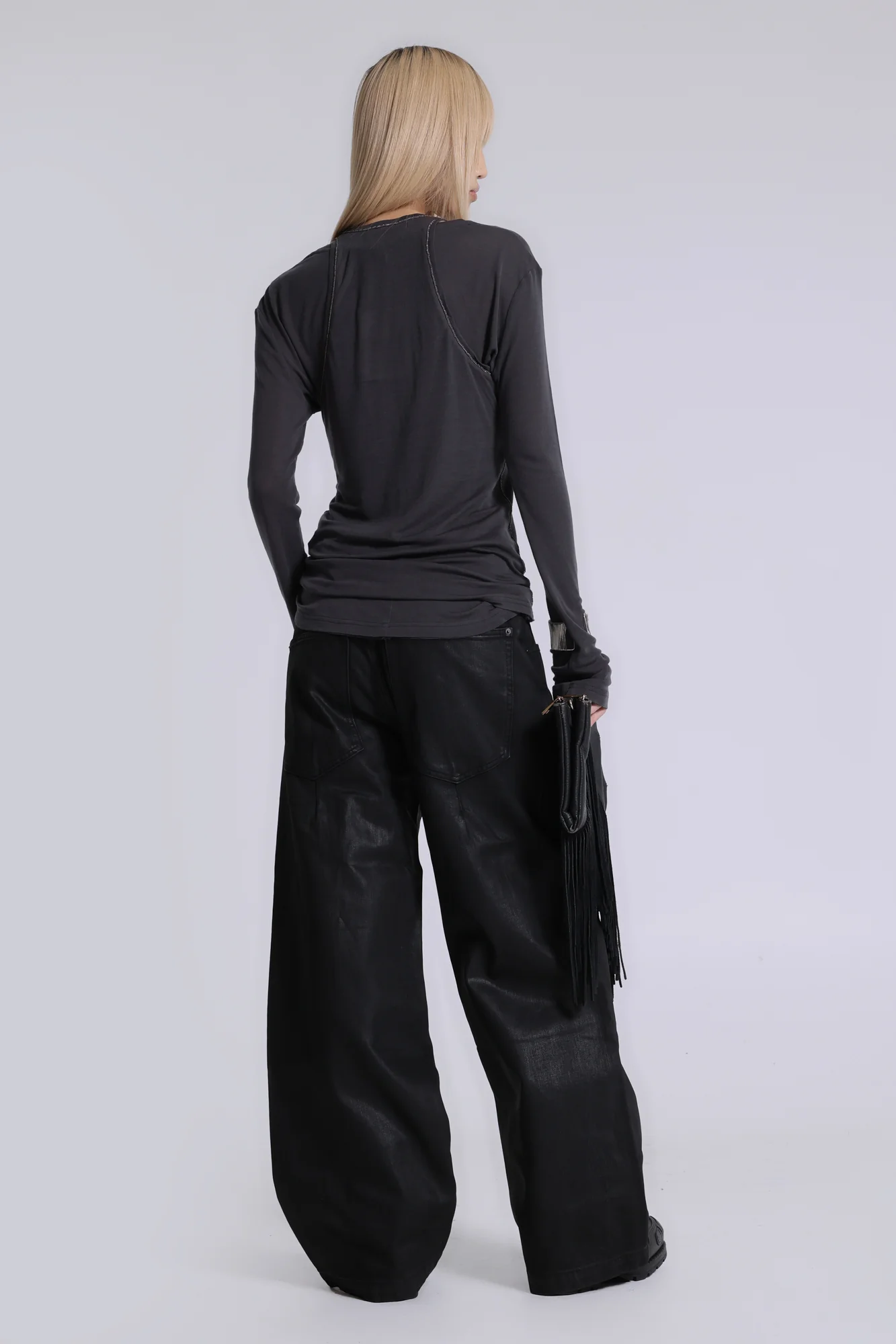 Coated Zip Colossus Jeans - Image 6