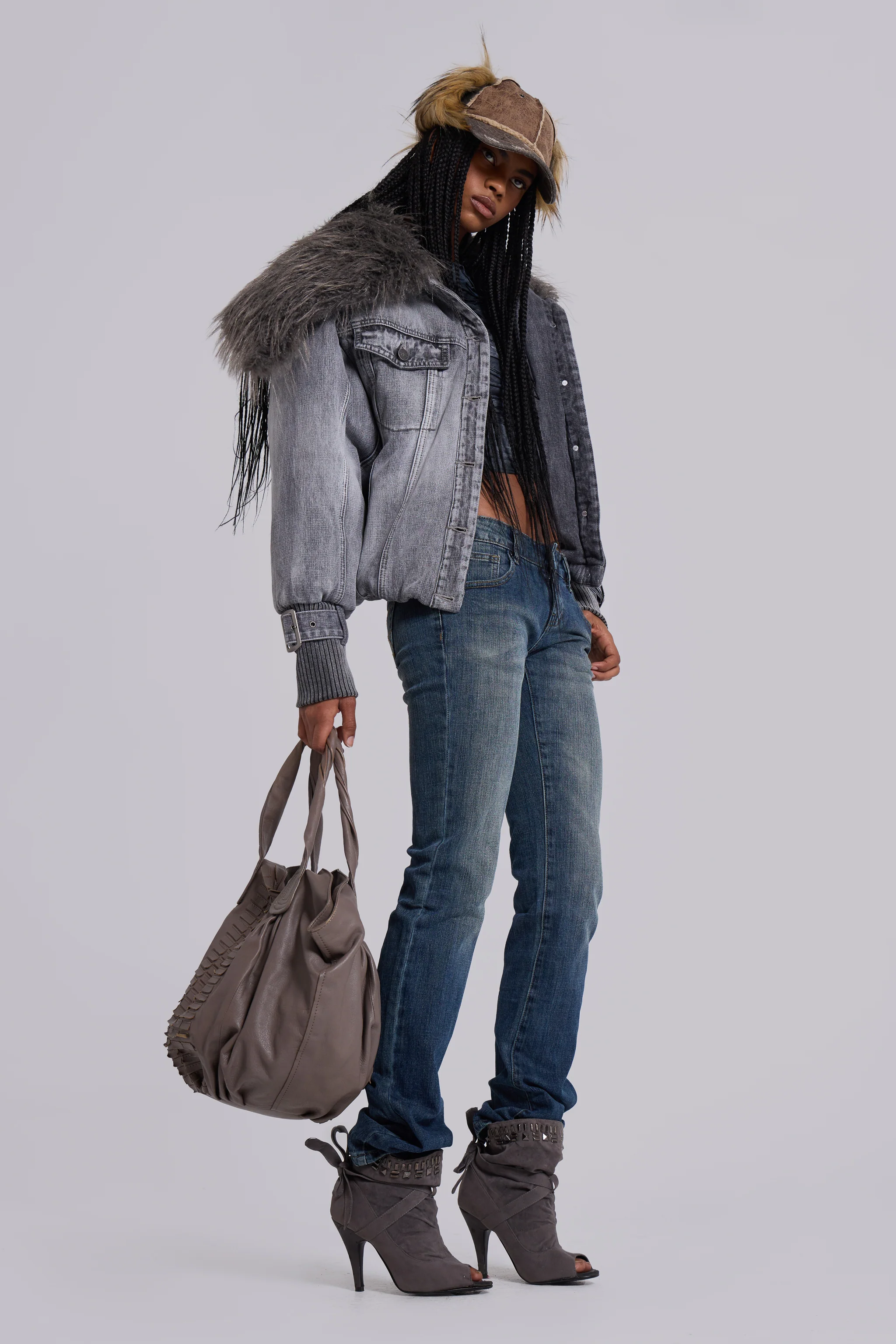 Cooper Bootcut Jeans in Mid Blue - Image 7