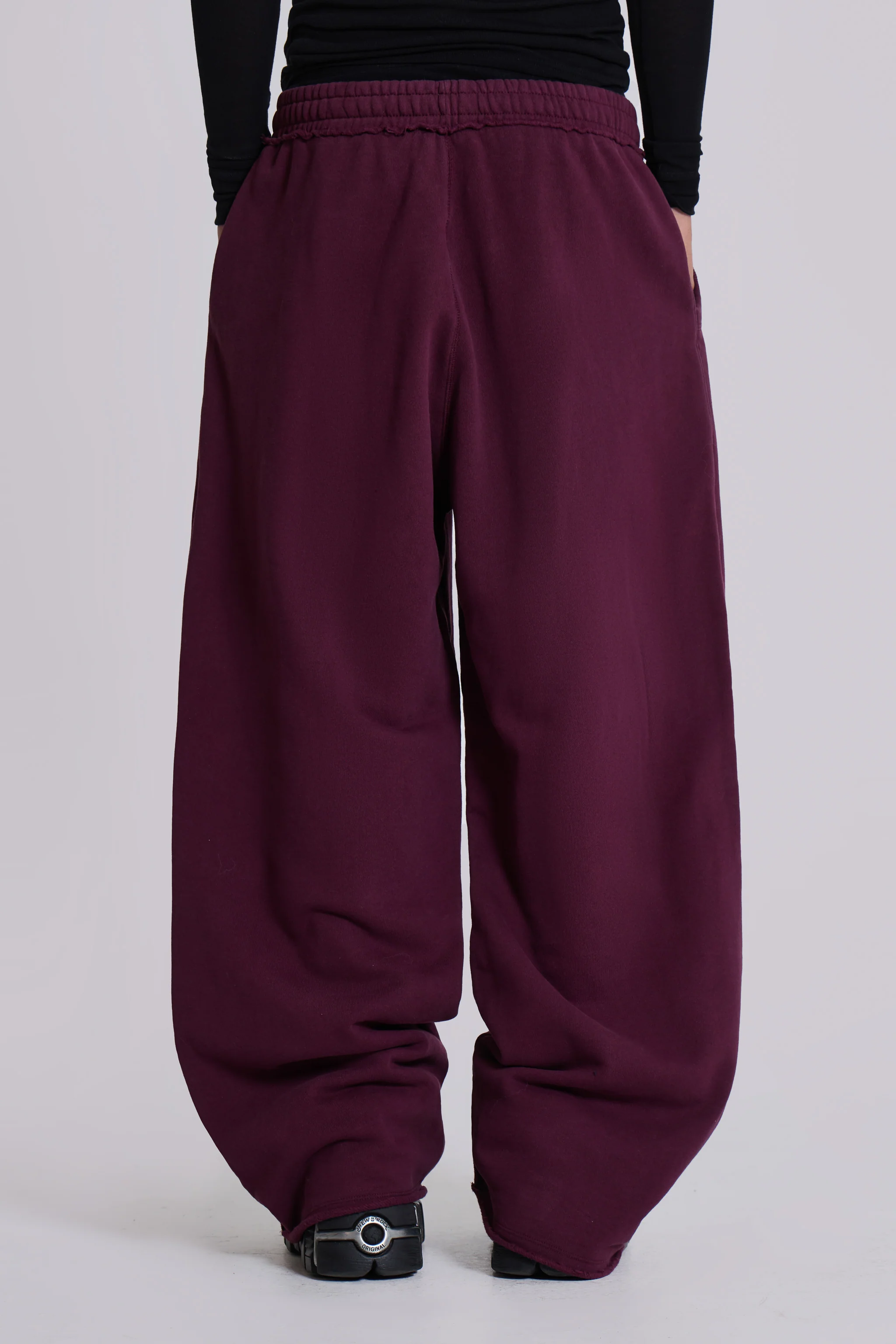 Dark Burgundy Monster Joggers - Image 5