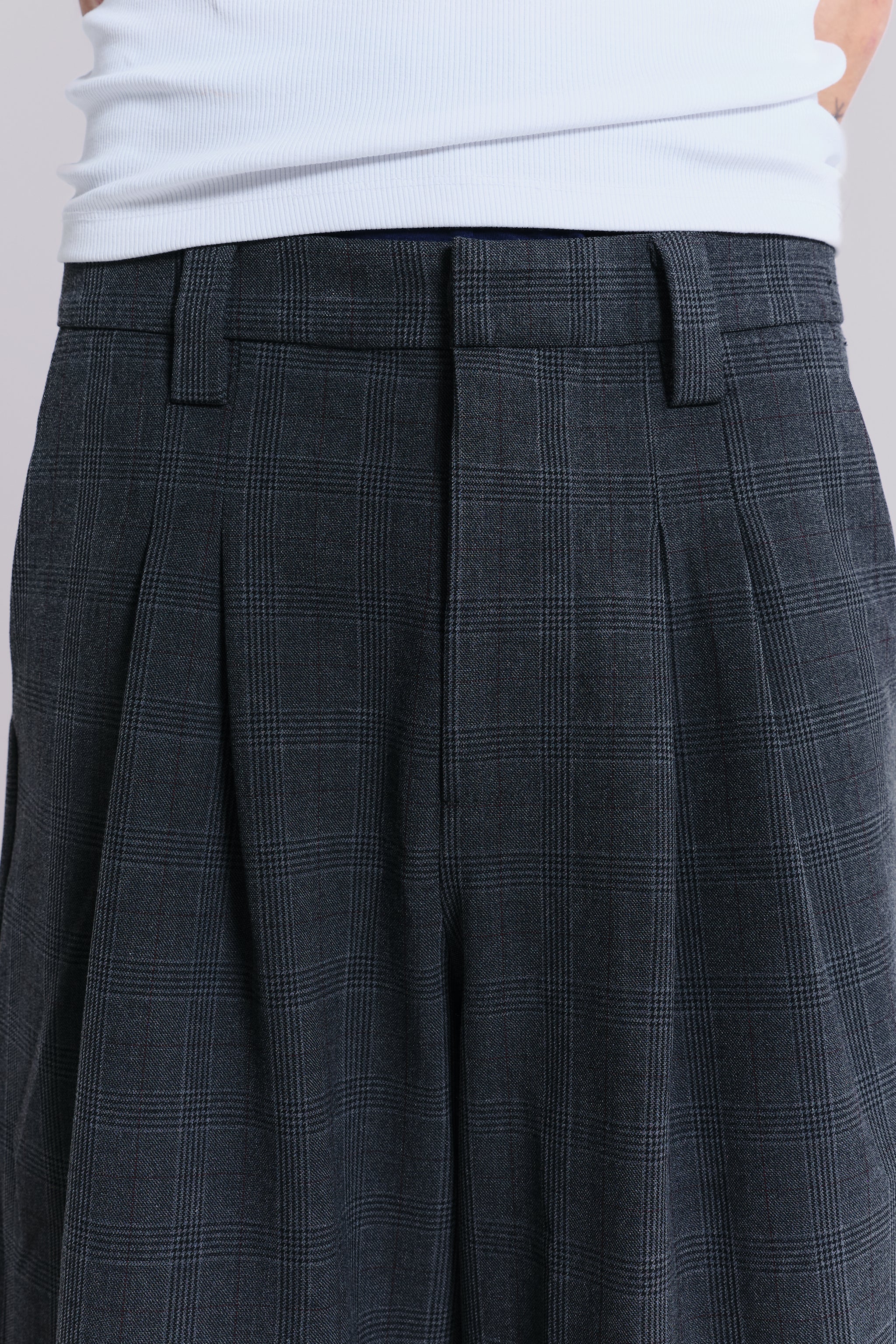 Dark Check Goliath Shorts - Image 6