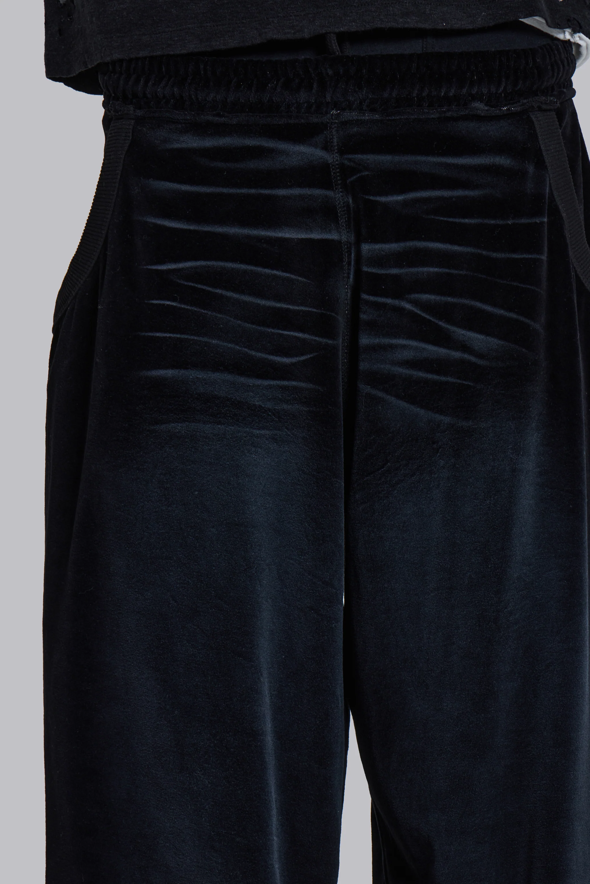 Denim Wash Velour Monster Jogger - Image 4