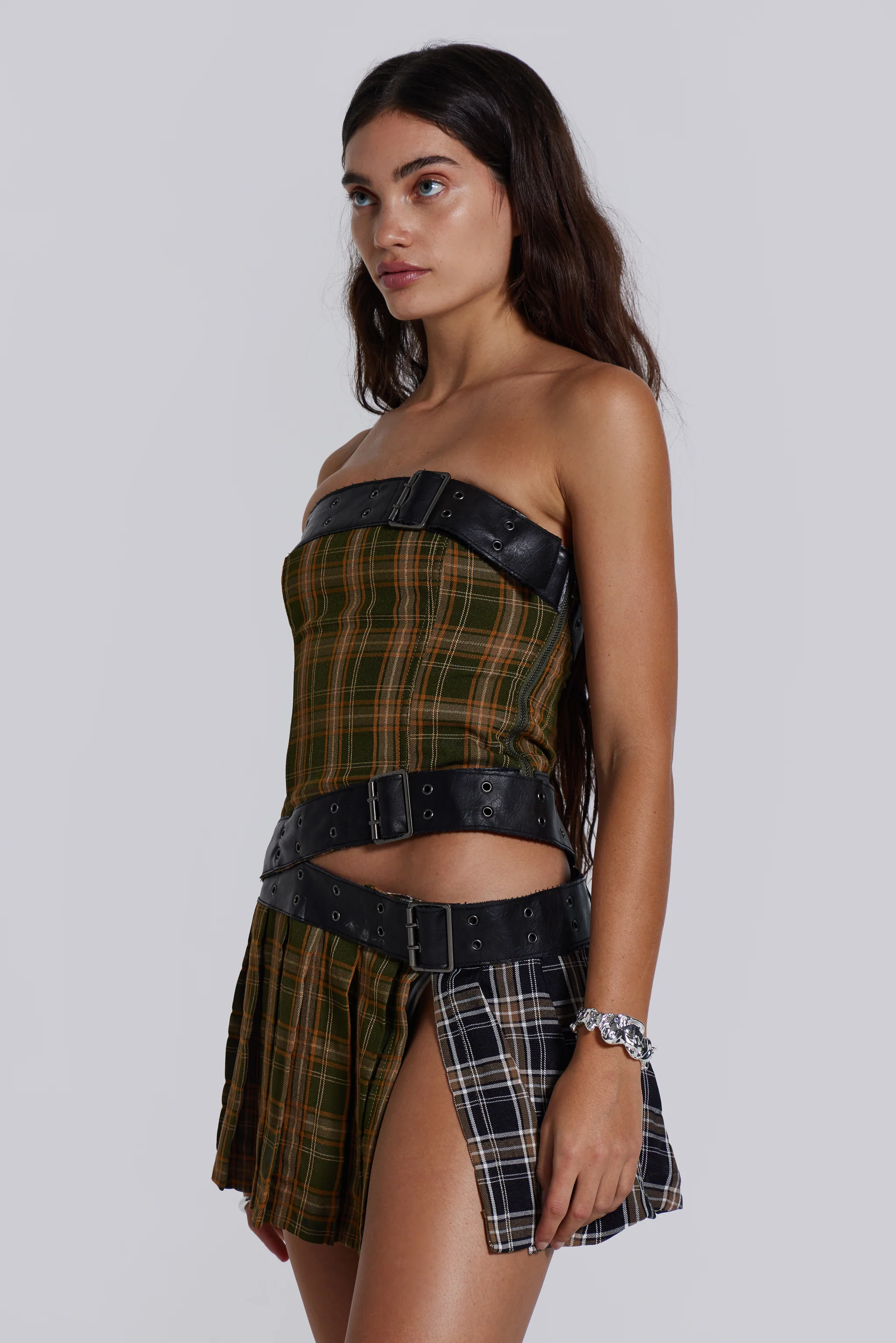 Eden Buckle Mini Dress - Image 3