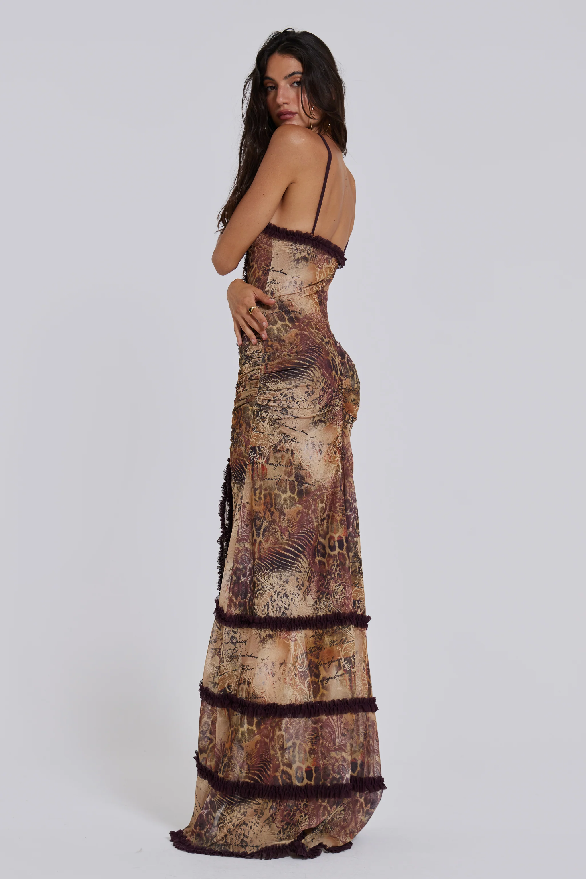 Fatale Maxi Dress in Sunrose - Image 3