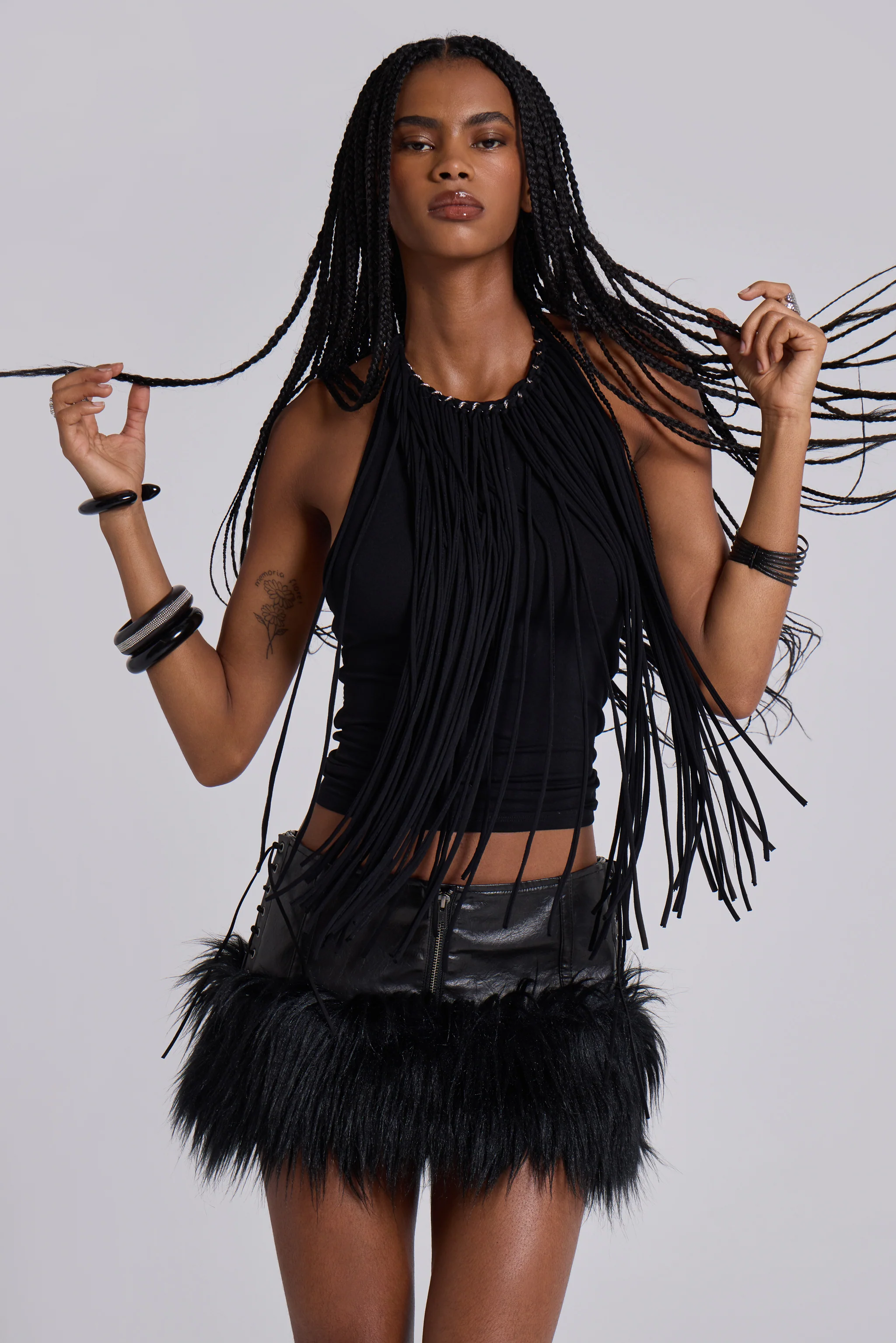 Fexa Backless Fringe Top - Image 4