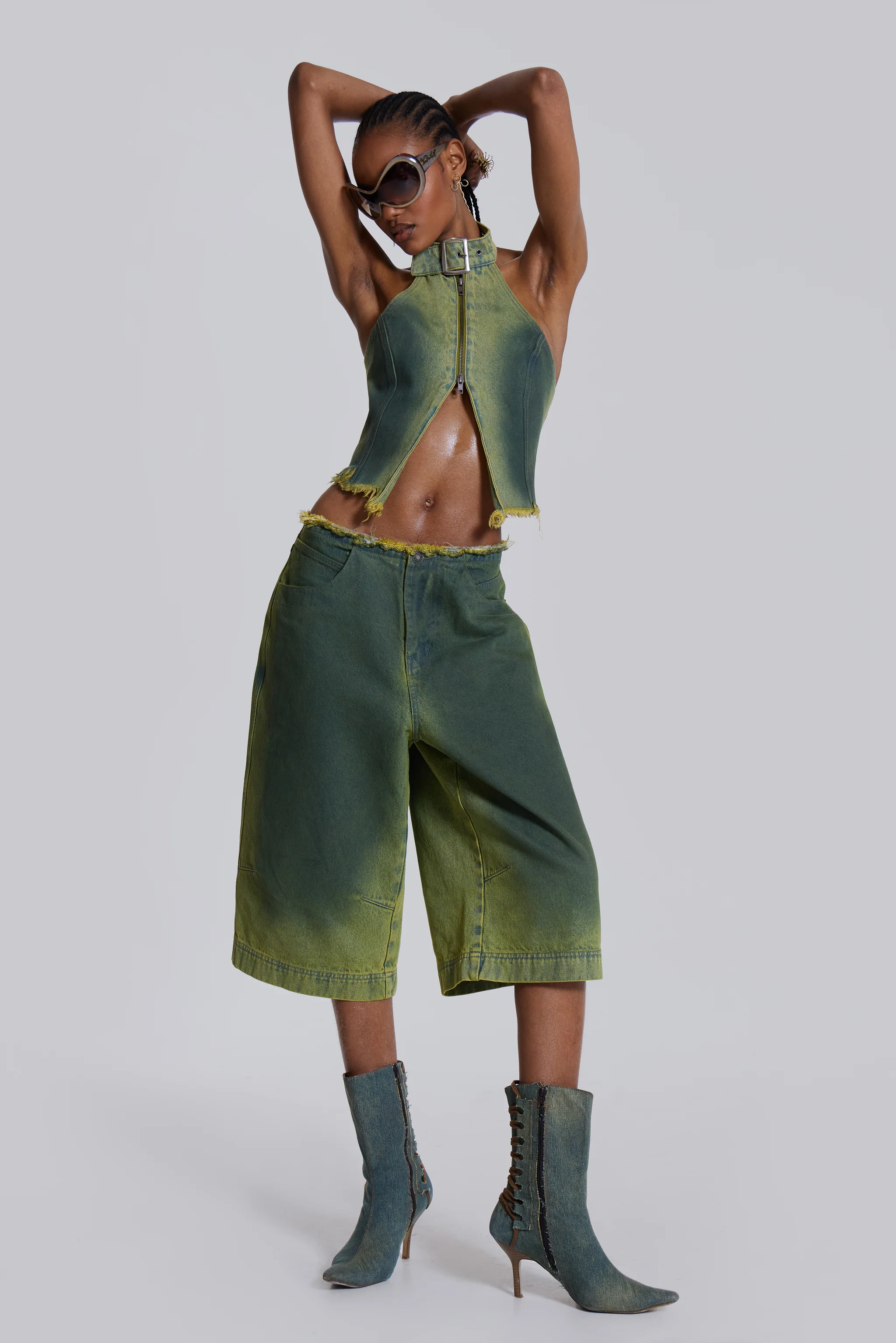 Toxic Denim Jorts - Image 5
