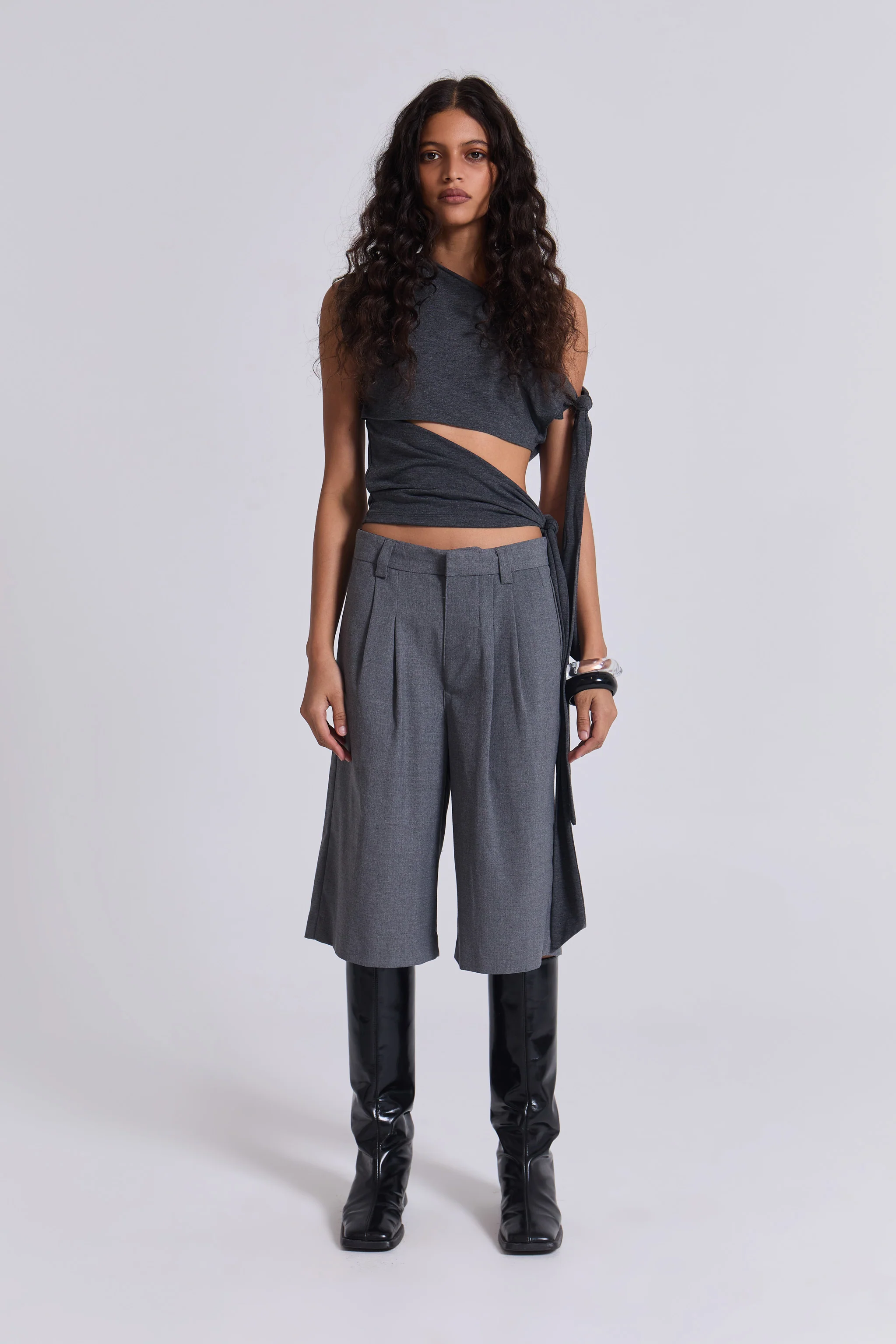 Grey Goliath Tailored Shorts - Image 5
