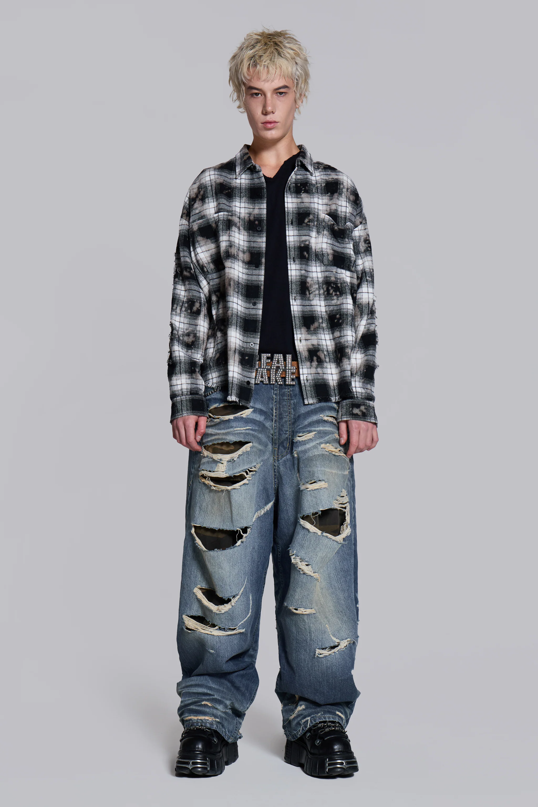 Hidden Camo Ripped XL Colossus Jeans - Image 2