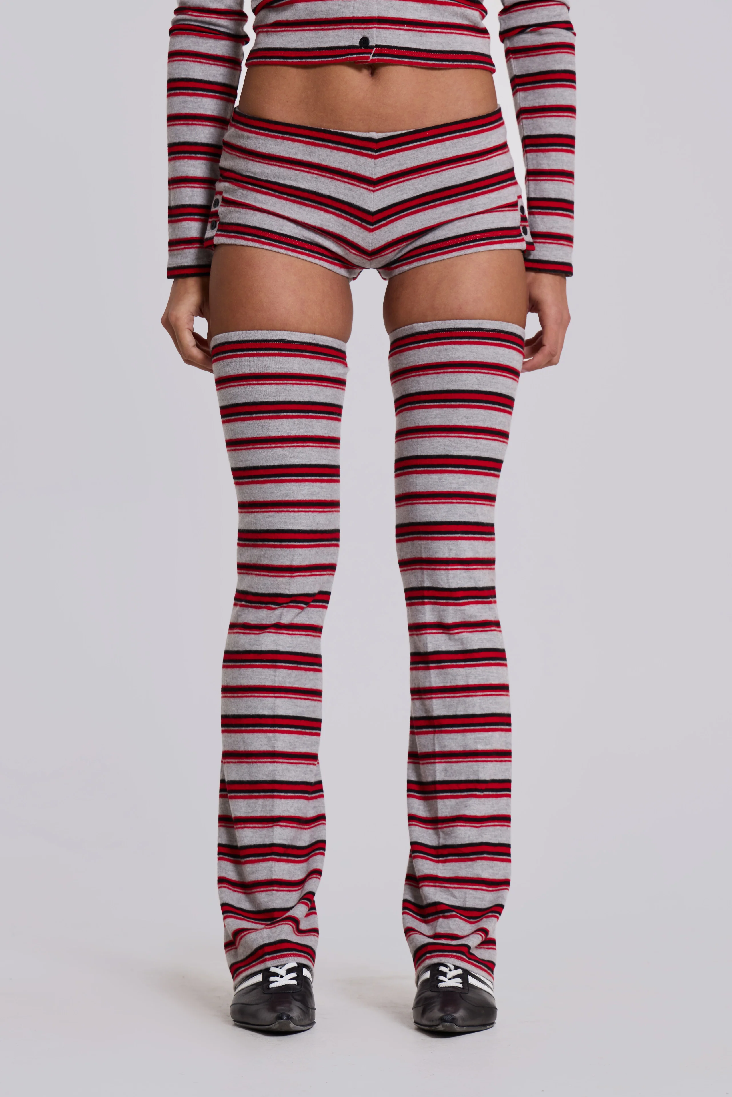 Isla Stripe Mini Shorts - Image 11