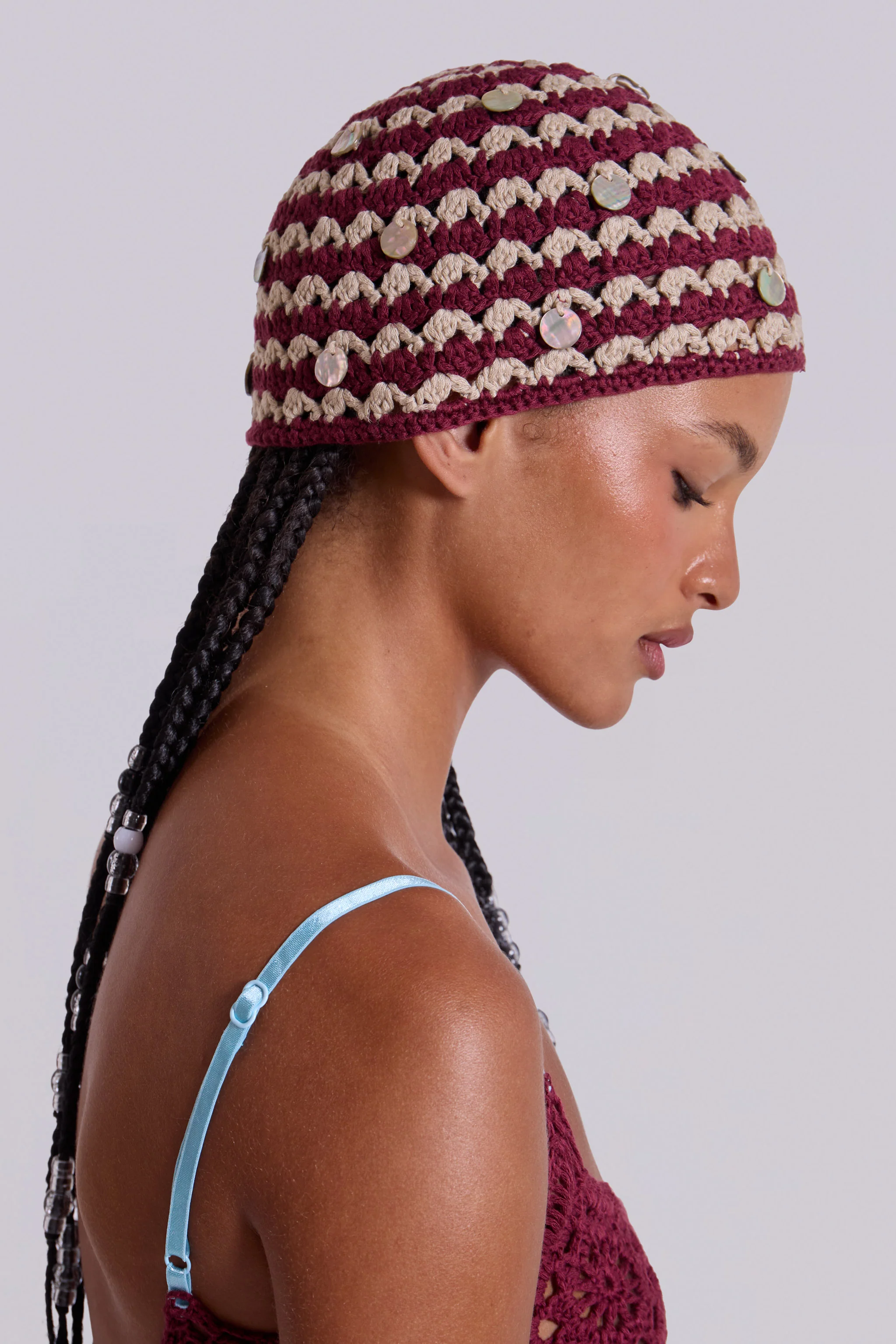 Kalani Crochet Shell Hat - Image 2
