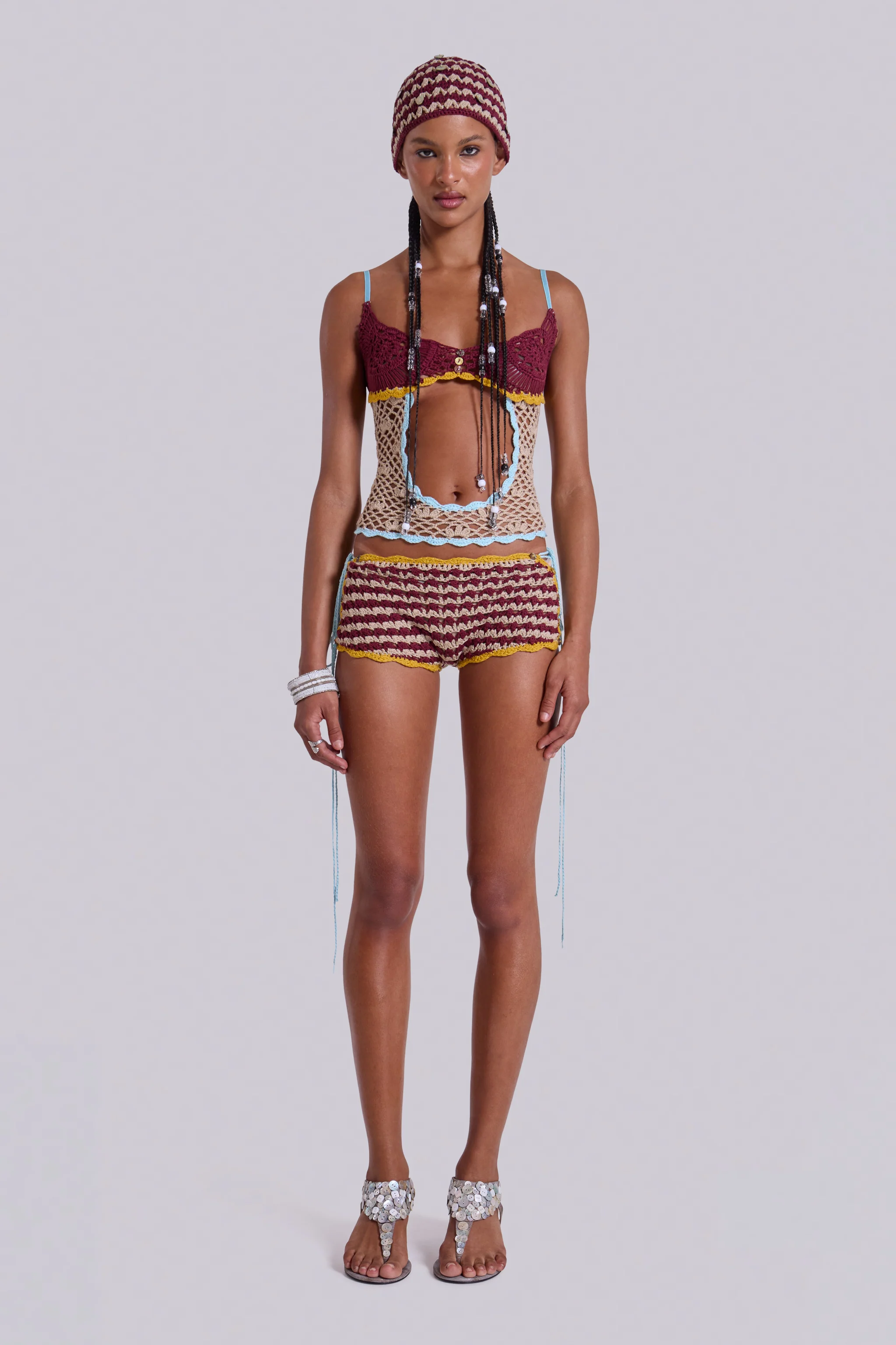 Kalani Crochet Shell Hat - Image 3