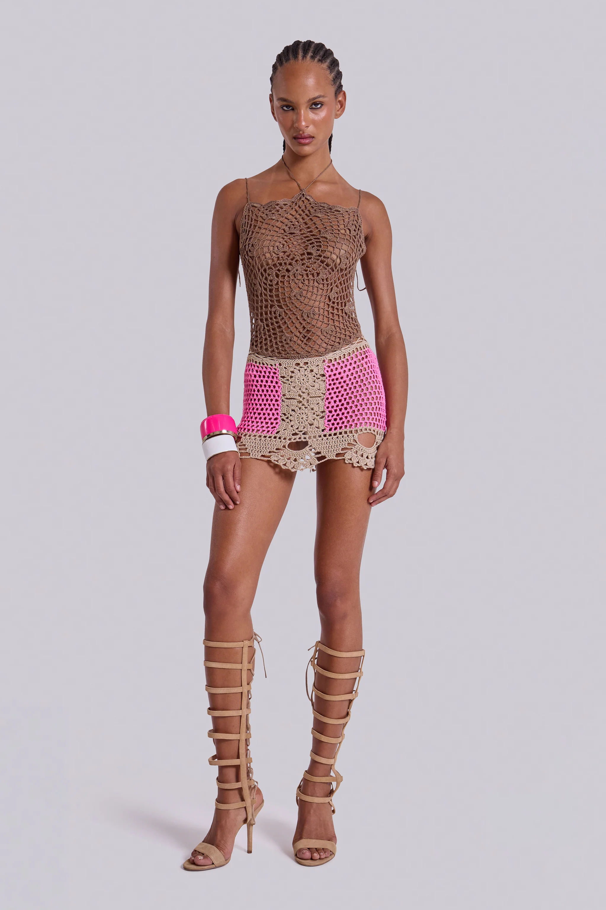 Tahlia Backless Crochet Dress - Image 5