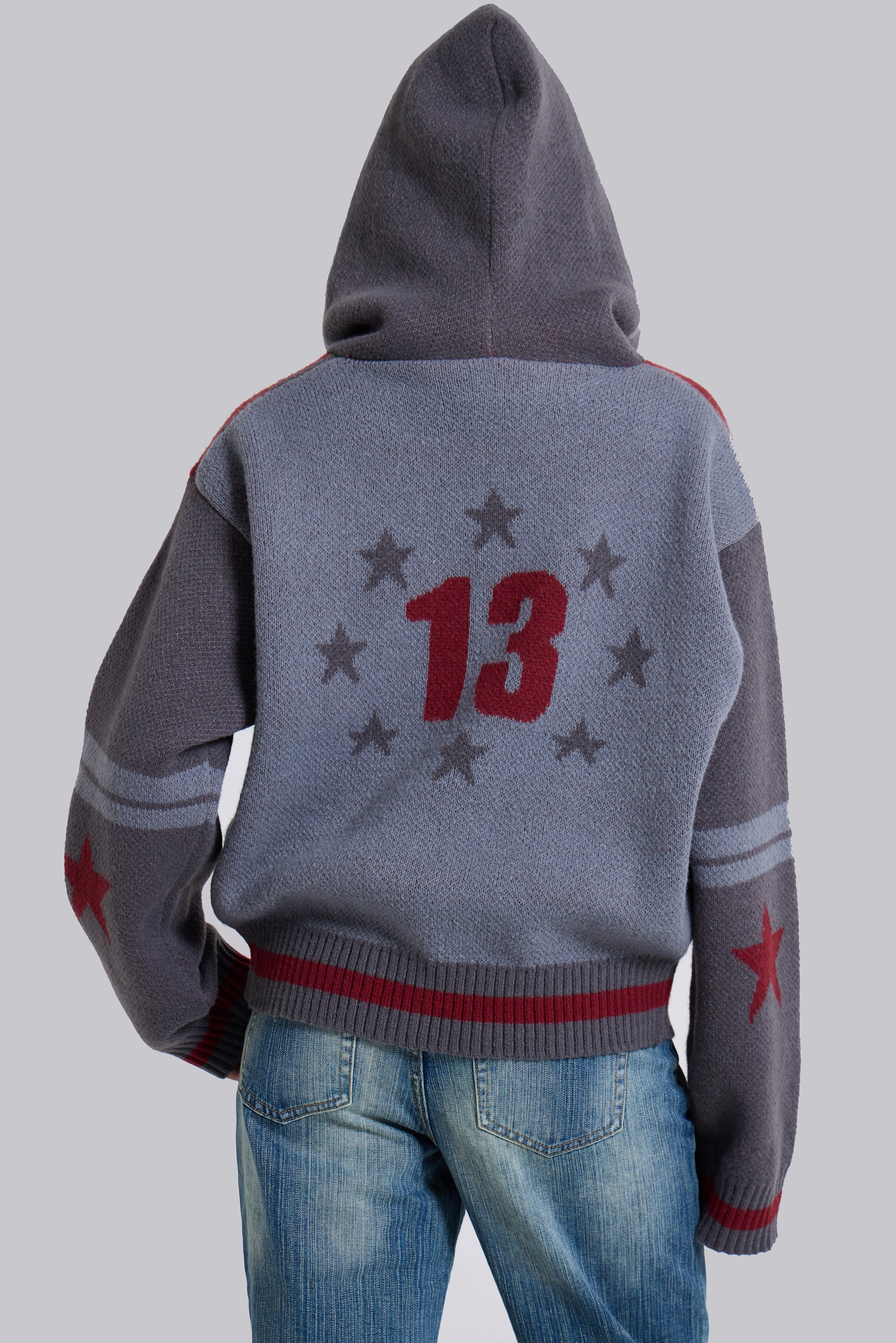 LDN Knitted Zip-Up Hoodie - Image 6
