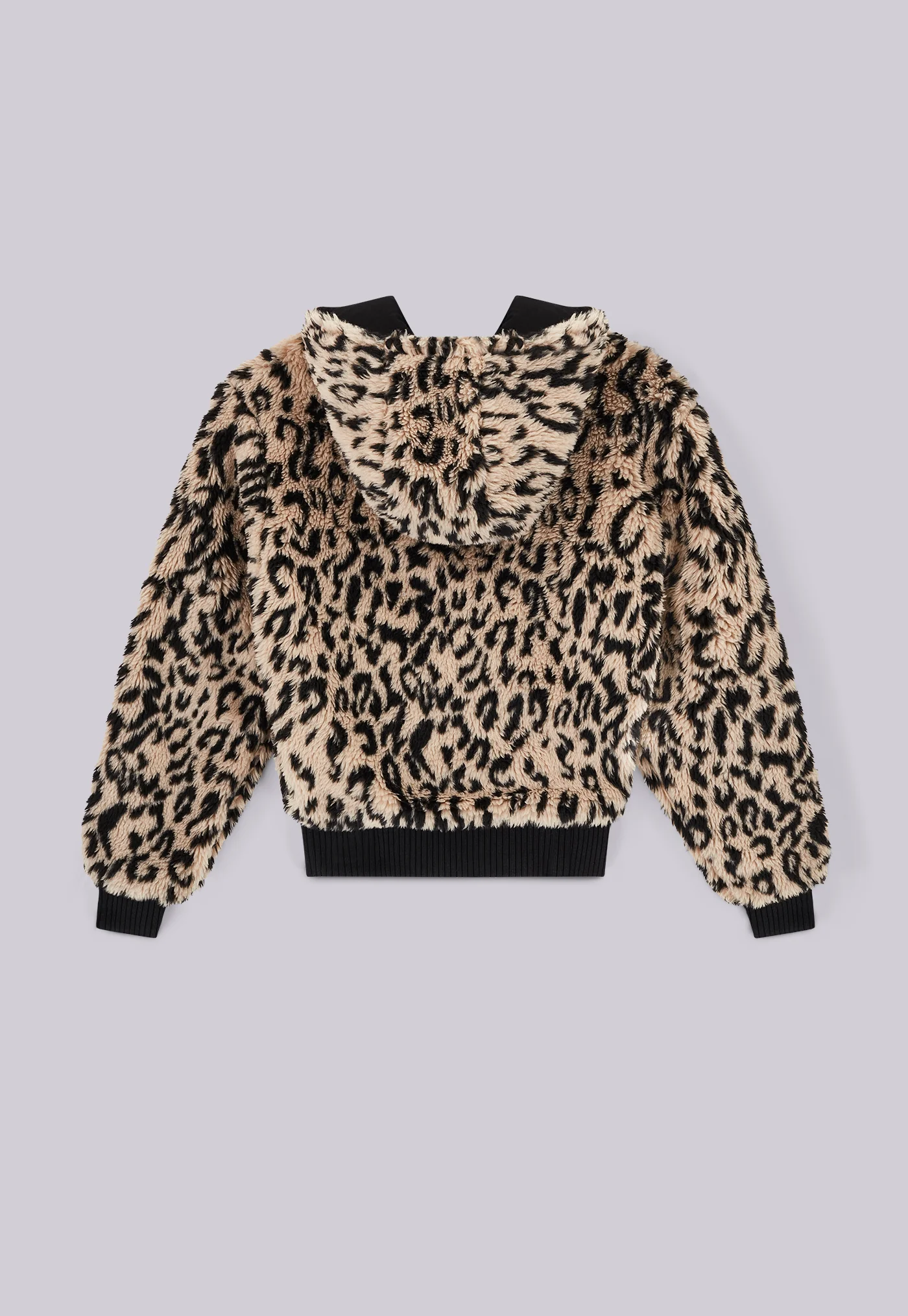 Leopard Faux Fur Hooded Jacket - Image 5