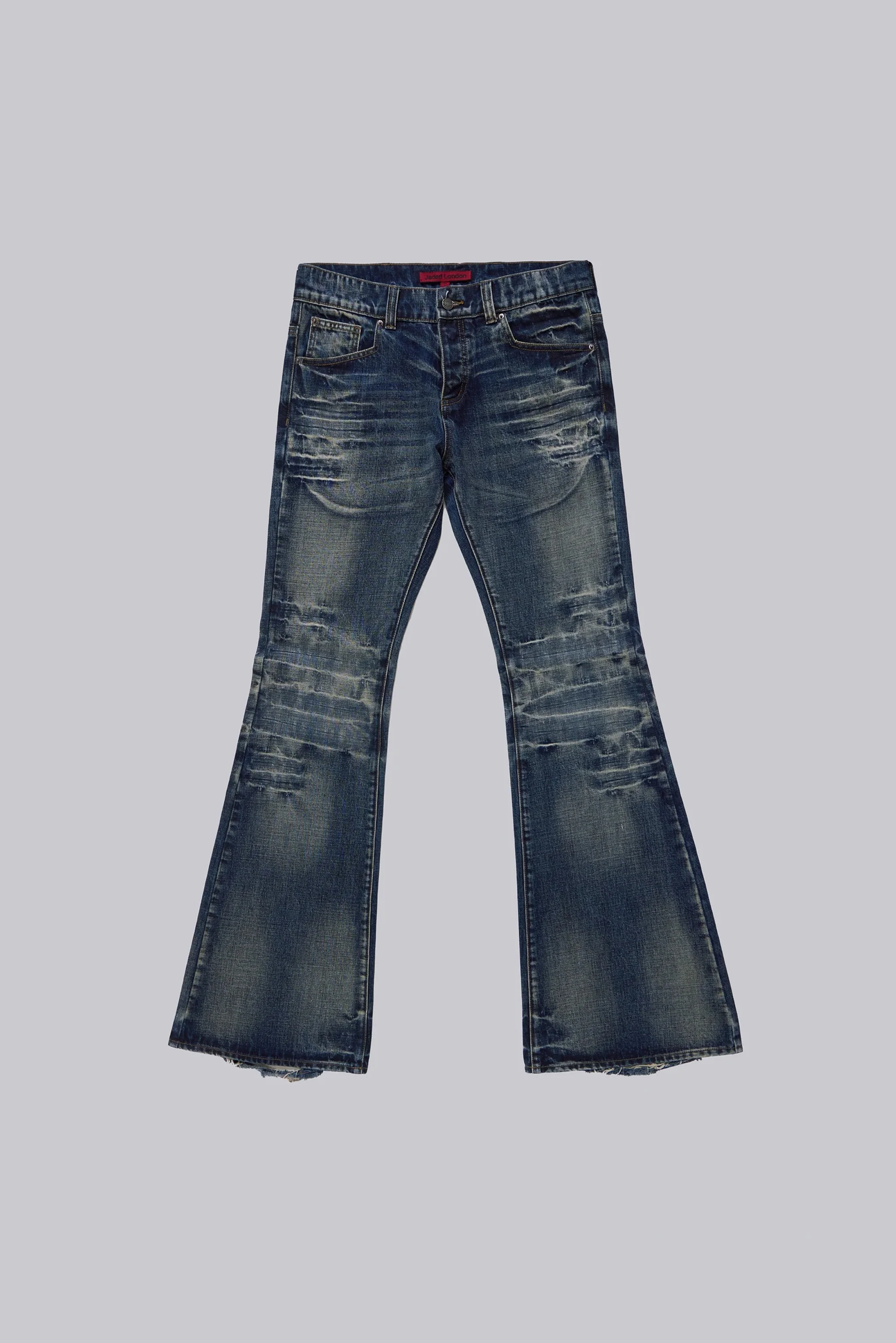 Mid Blue Drift Bootcut Jeans - Image 2