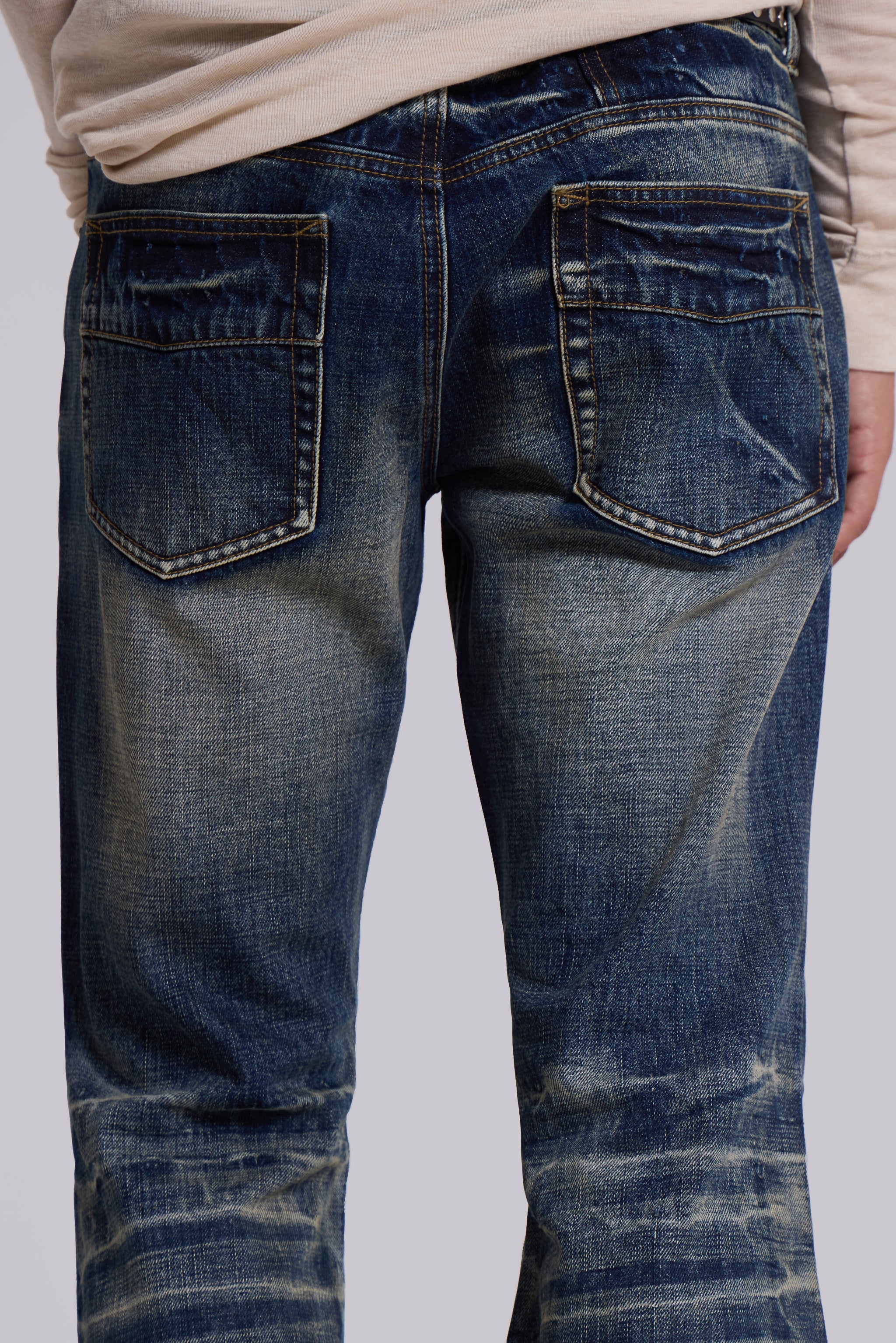 Mid Blue Drift Bootcut Jeans - Image 6