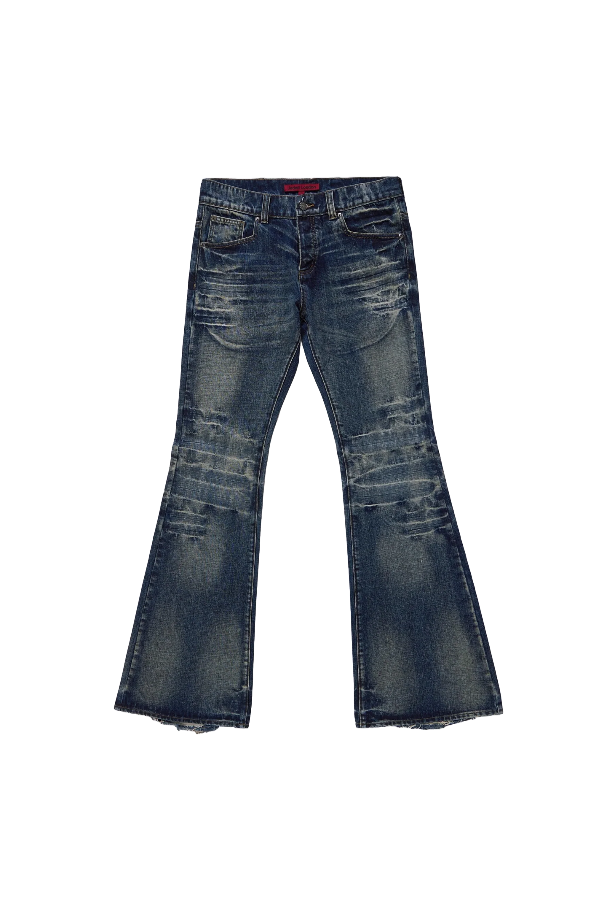 Mid Blue Drift Bootcut Jeans - Image 8