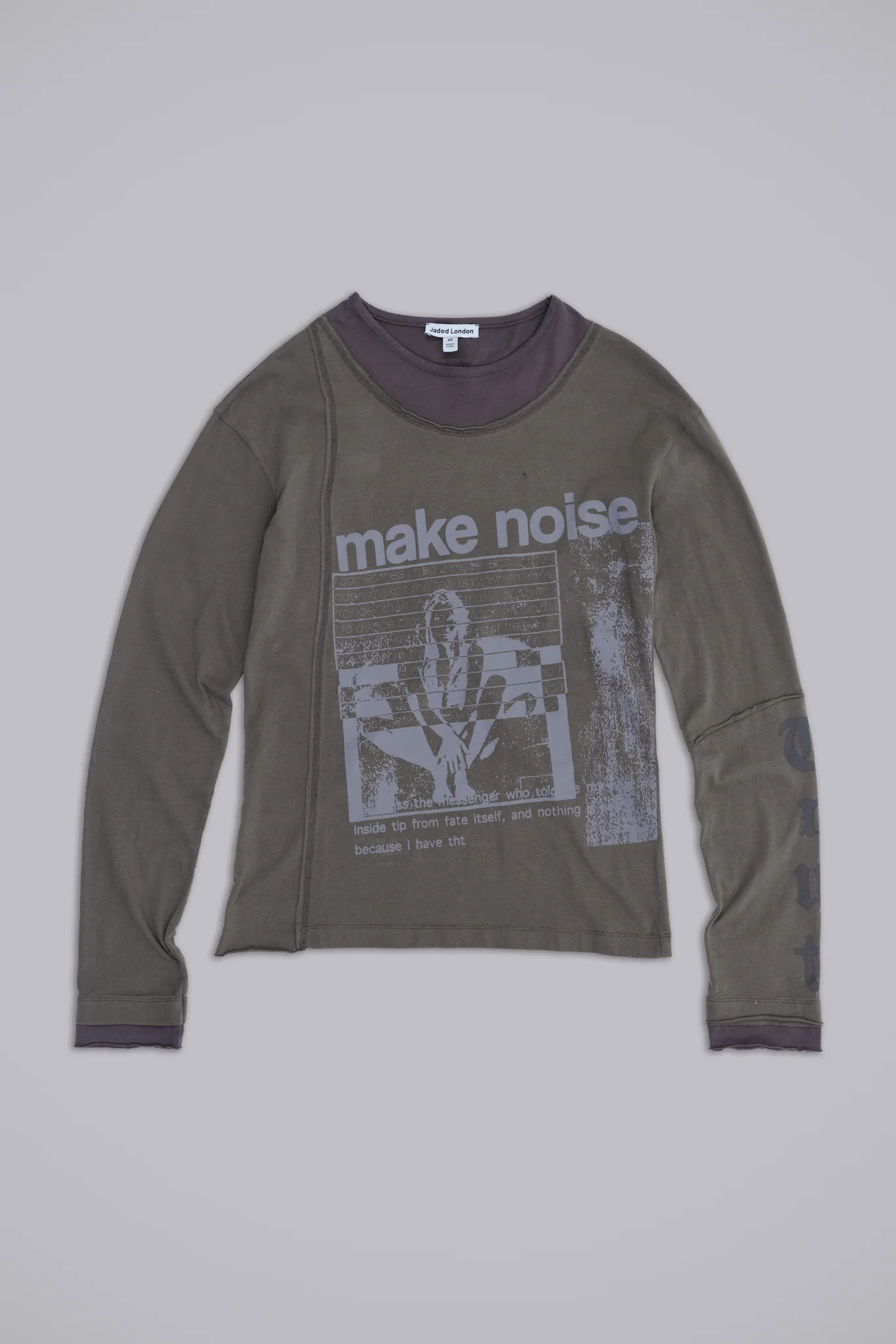 Noise Double Layer Long Sleeve Top - Image 10