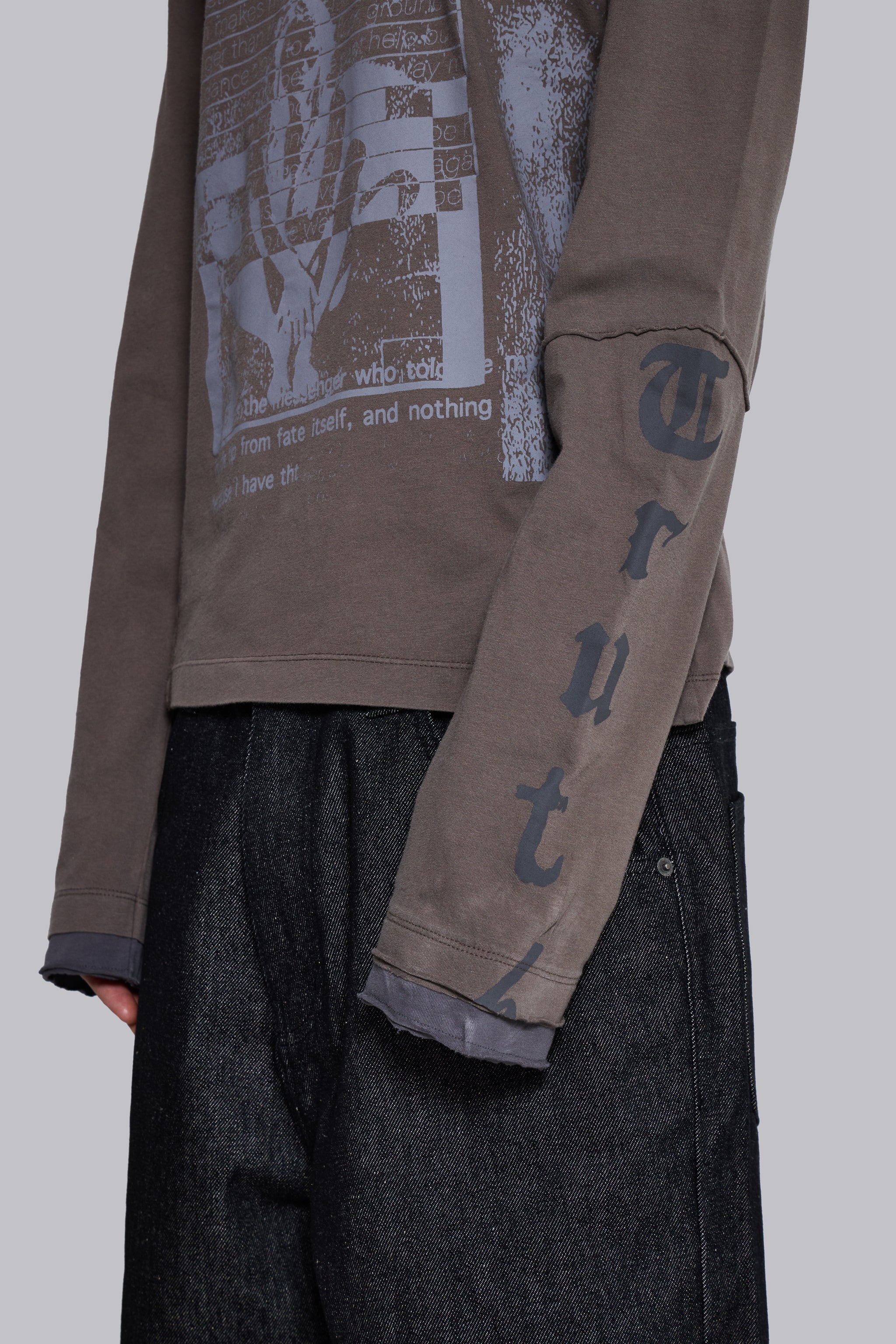 Noise Double Layer Long Sleeve Top - Image 6