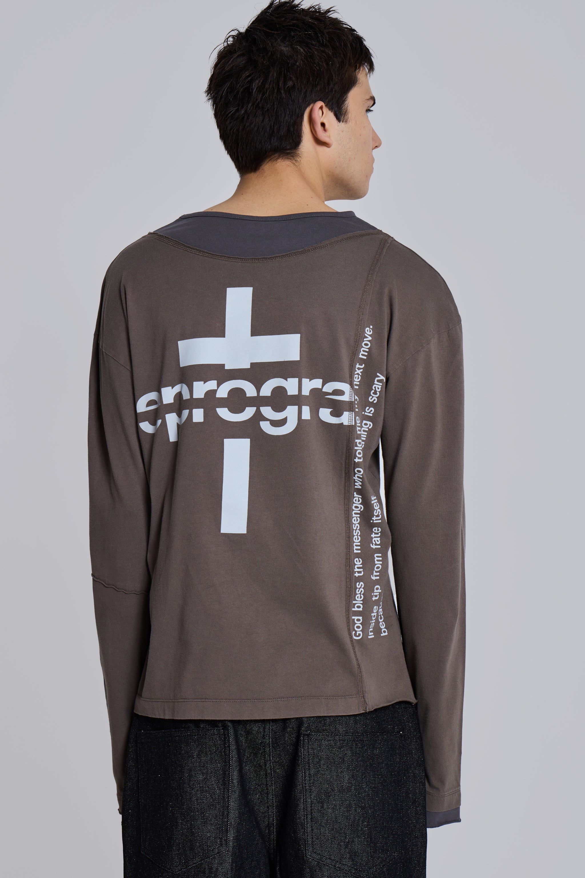 Noise Double Layer Long Sleeve Top - Image 8