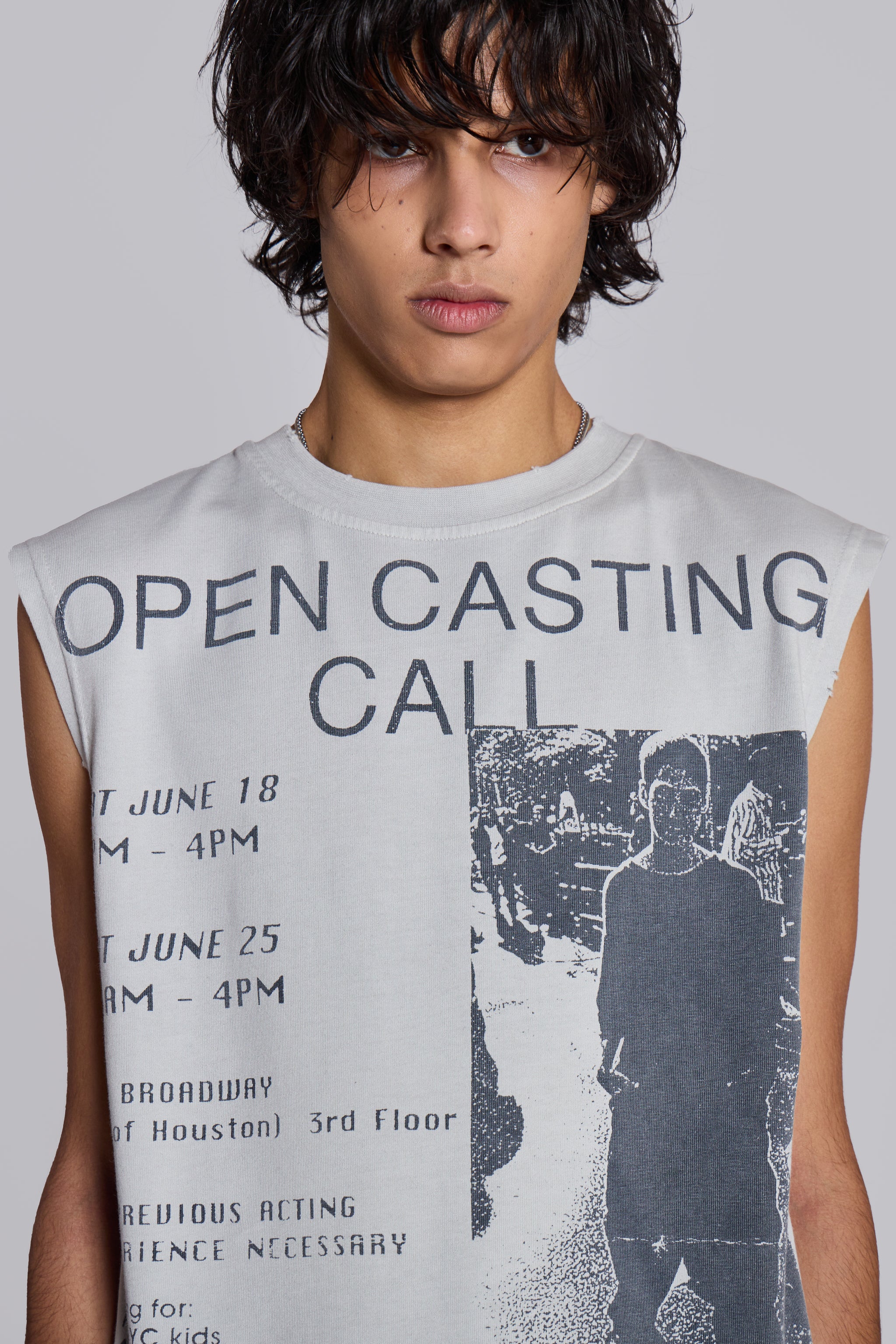 Open Casting White Tank Top - Image 6