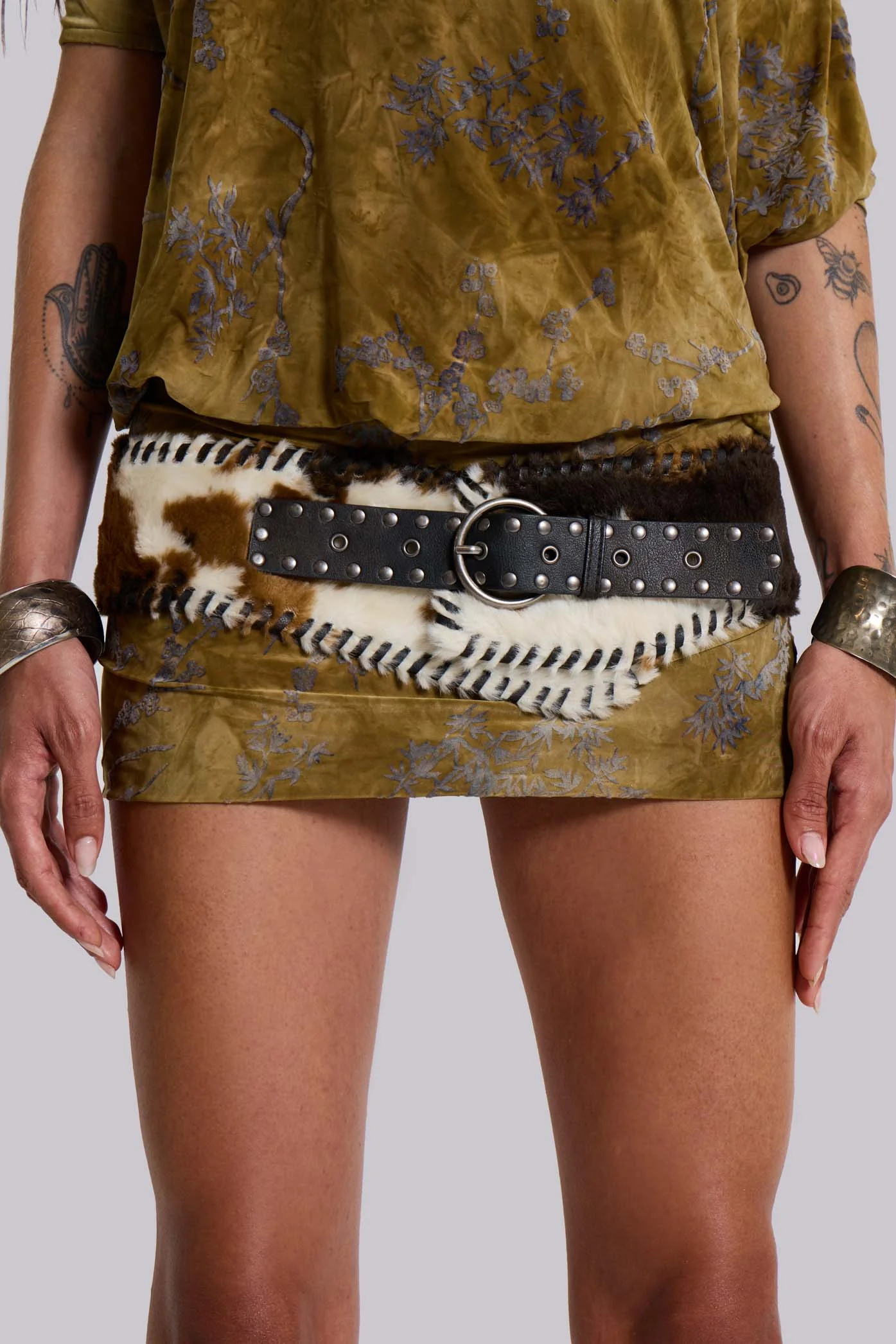 Ophidian Devore Backless Mini Dress - Image 10