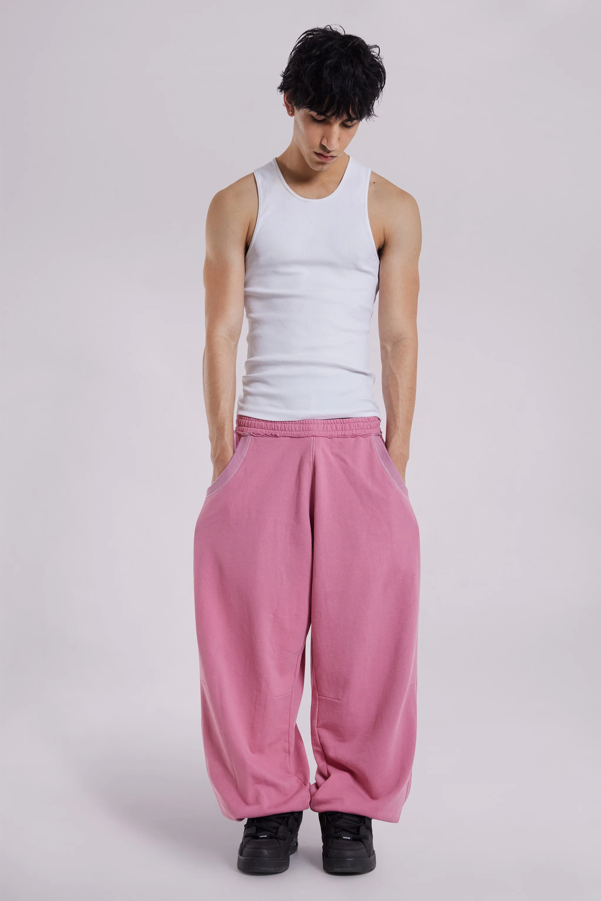 Pink Baggy Cuffed Monster Joggers - Image 3