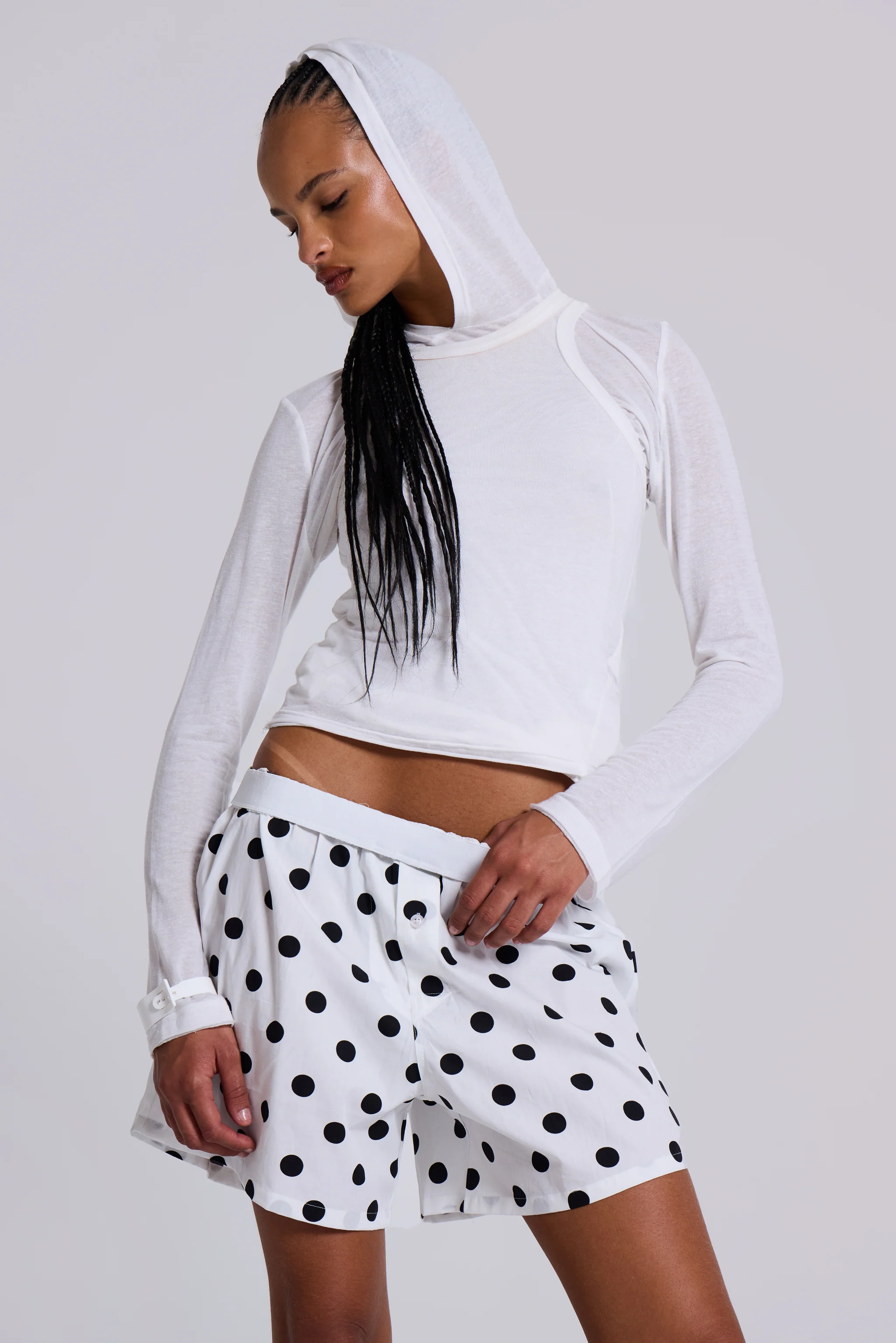 White Polka Boxers - Image 5