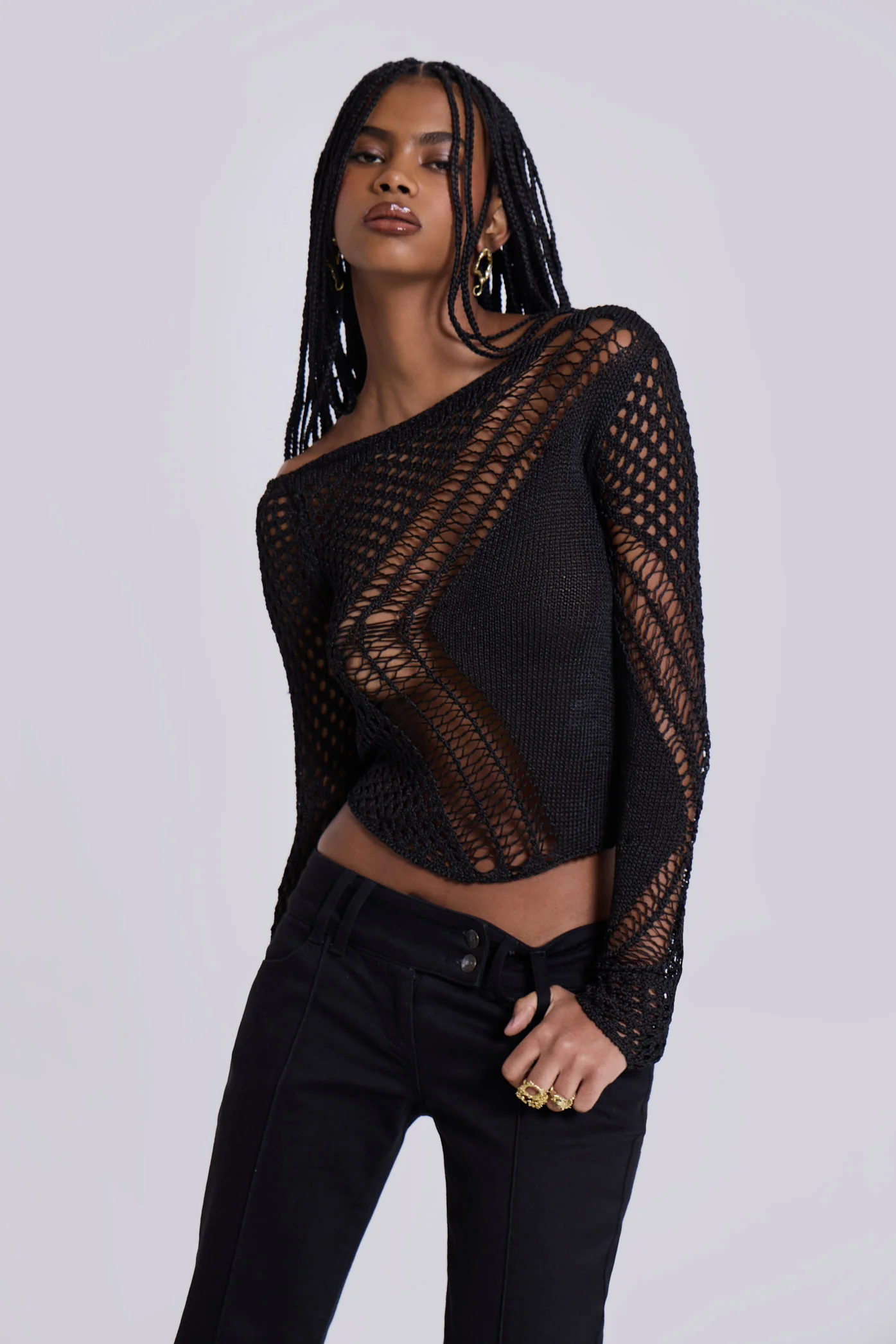 Rave Knit Backless Top - Image 5