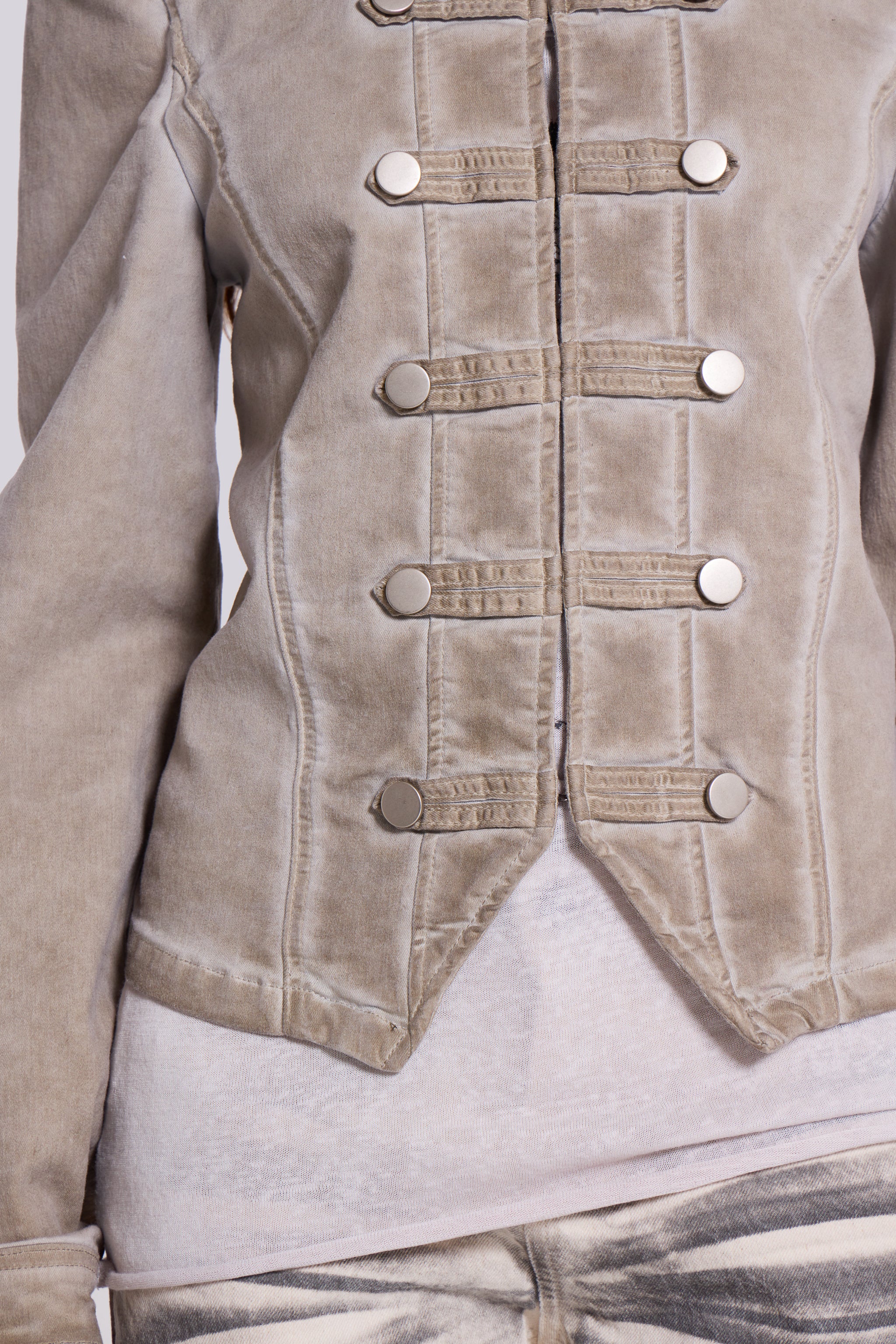 Rebel Military Jacket in Clay - Image 5