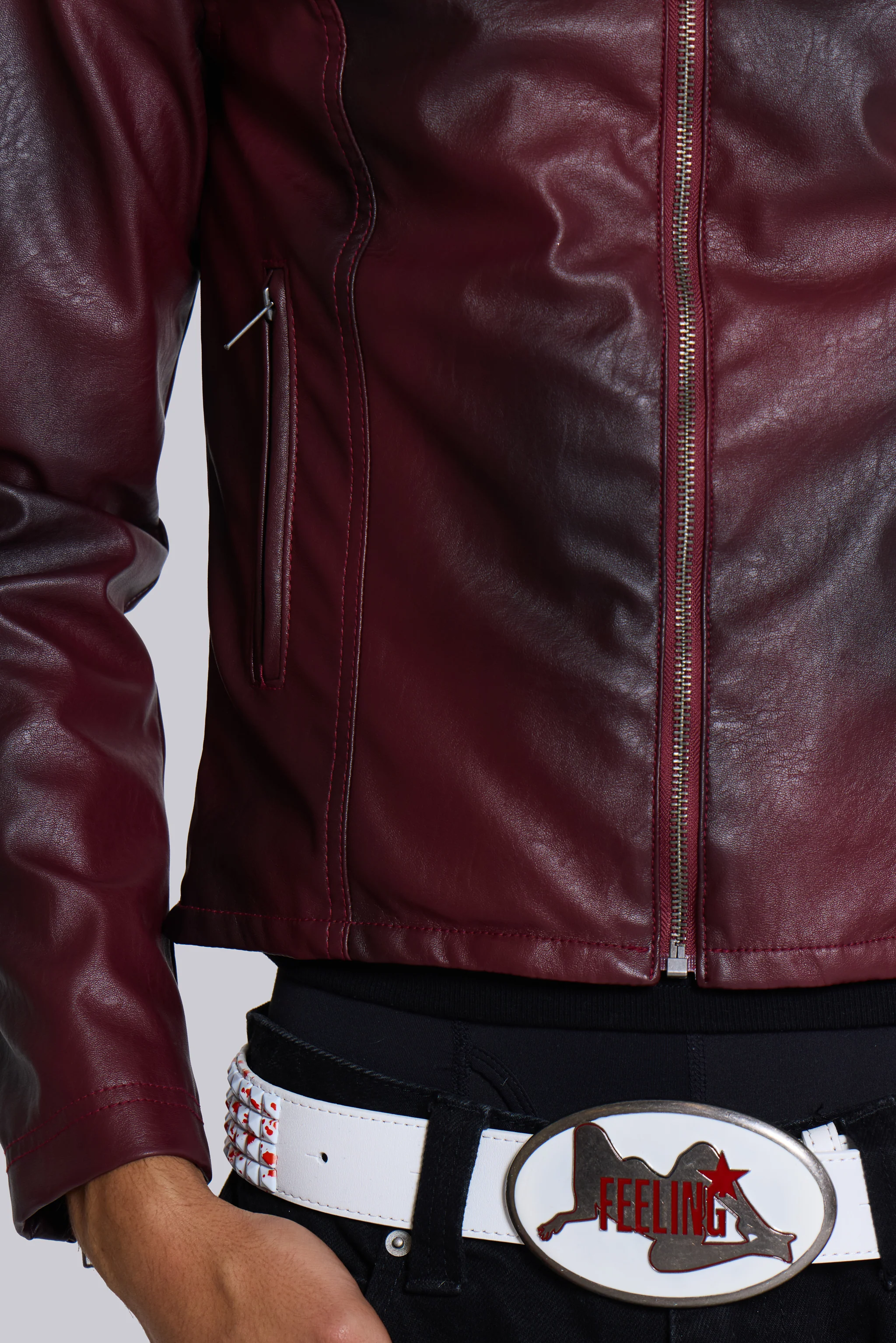 Oxblood Piston Jacket - Image 7