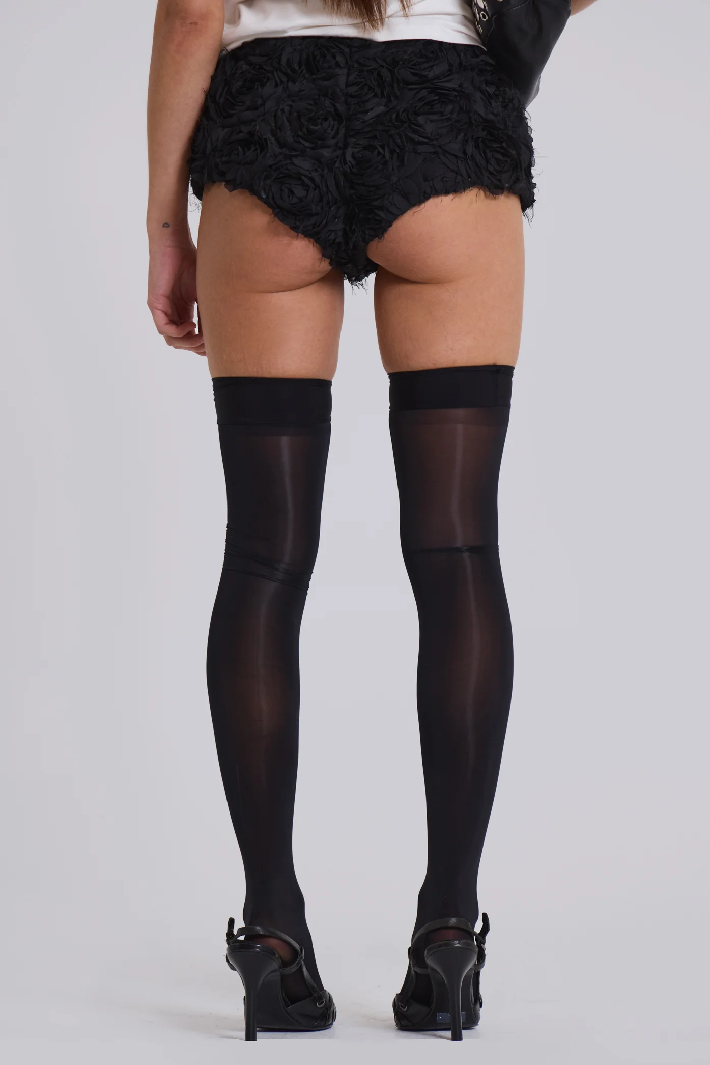 Black Roses Mini Bloomer Shorts - Image 8