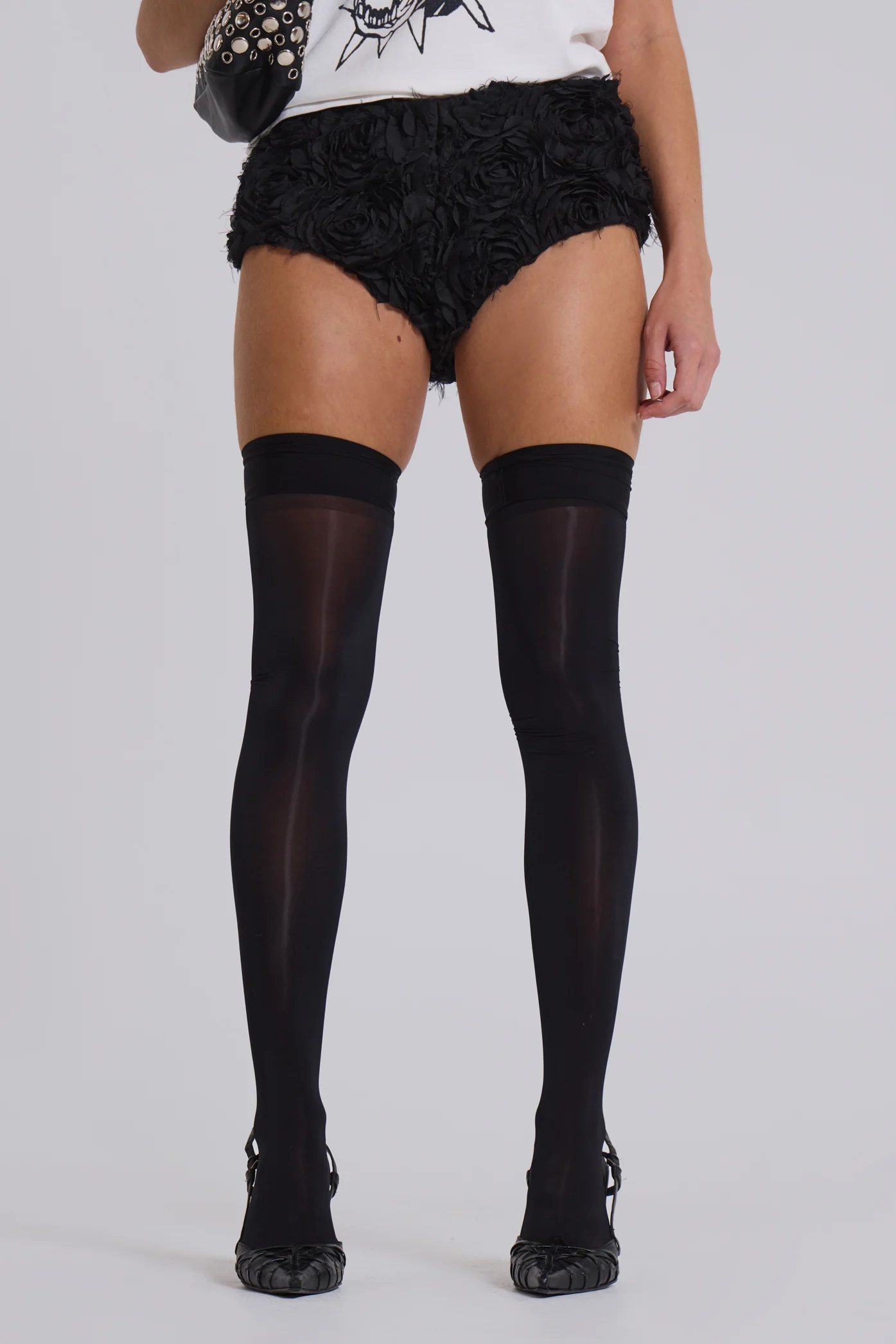 Black Roses Mini Bloomer Shorts - Image 9
