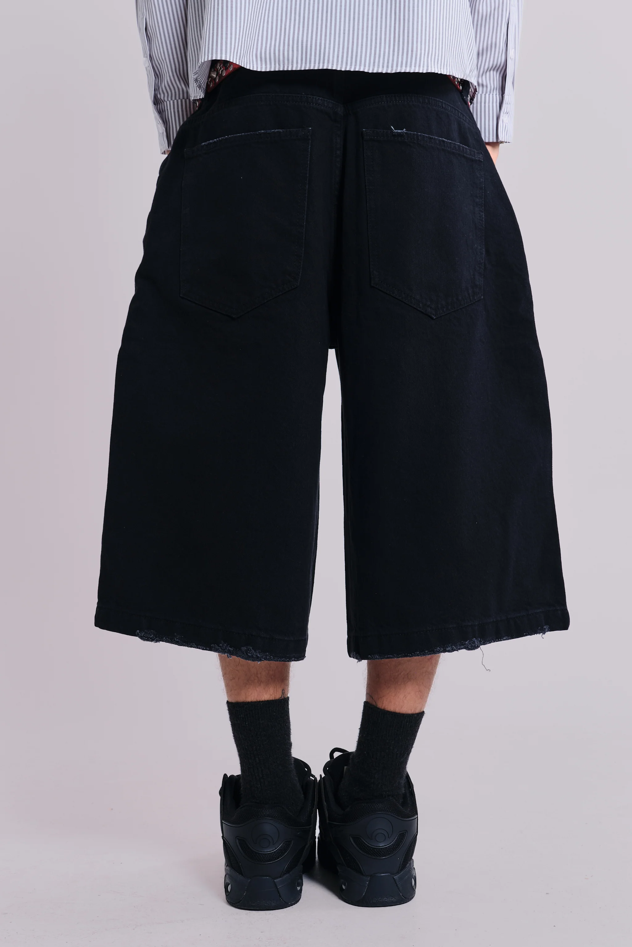 Sand Black Colossus Jorts - Image 4